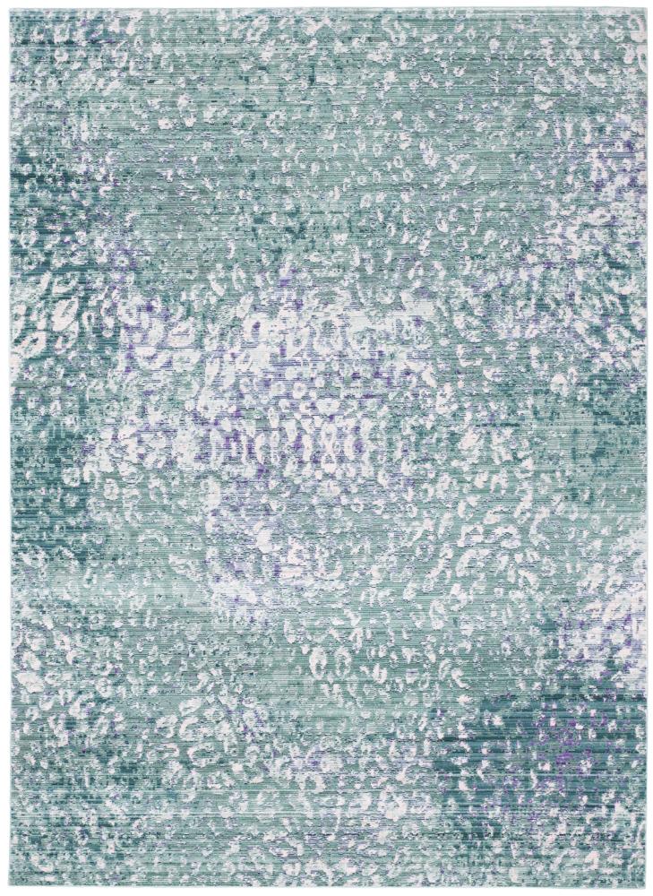 Safavieh MYS977F-6 Mystique Oria 6 x 9 (ft) Loomed Polyester Blue/Multi Rectangular Indoor Distressed/Overdyed Bohemian/Eclectic Area rug