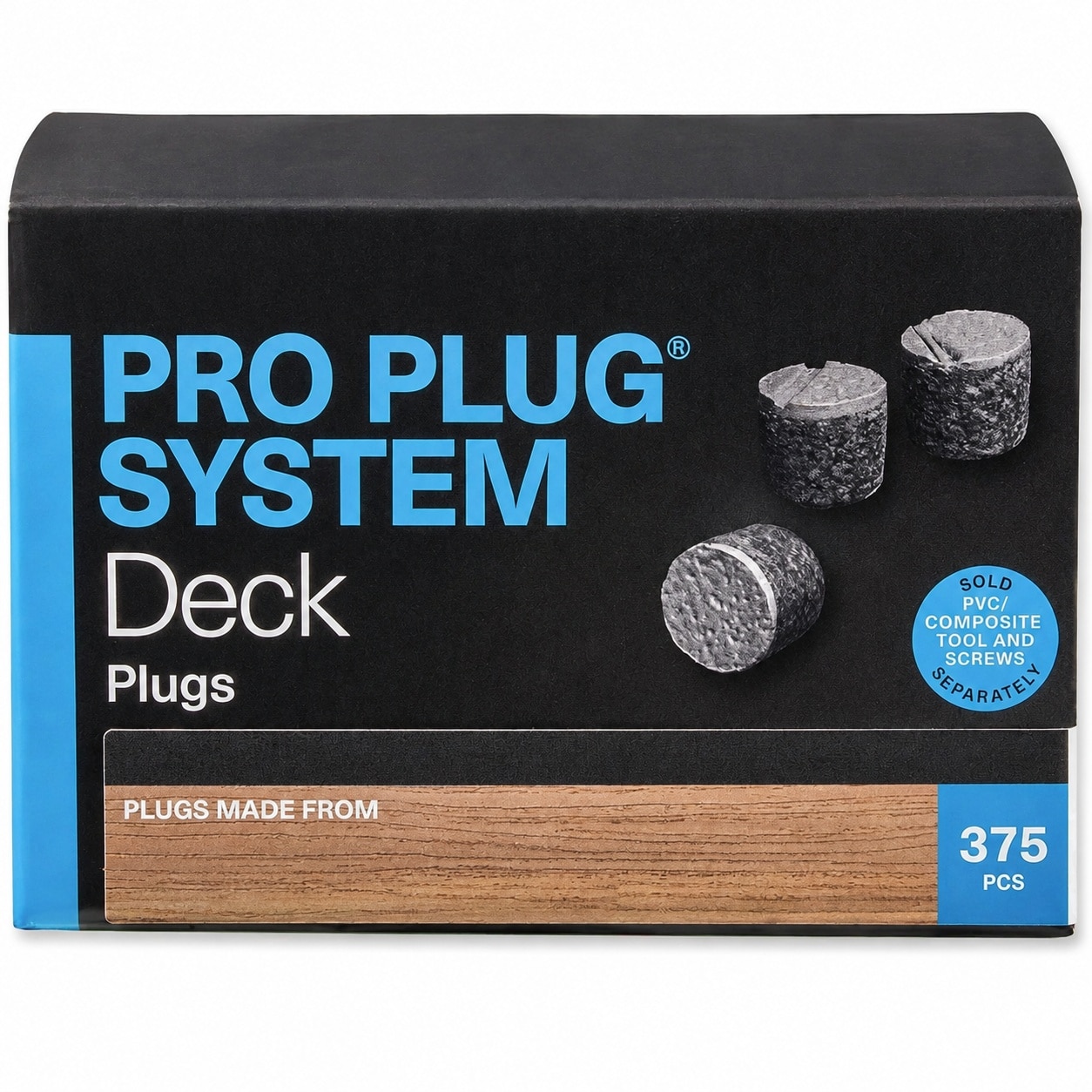 AKSCYZM  Pro Plugs for Fiberon Bungalow Decking 375 Count Matching Color and Grain durable home and garden accessory designed for everyday use
