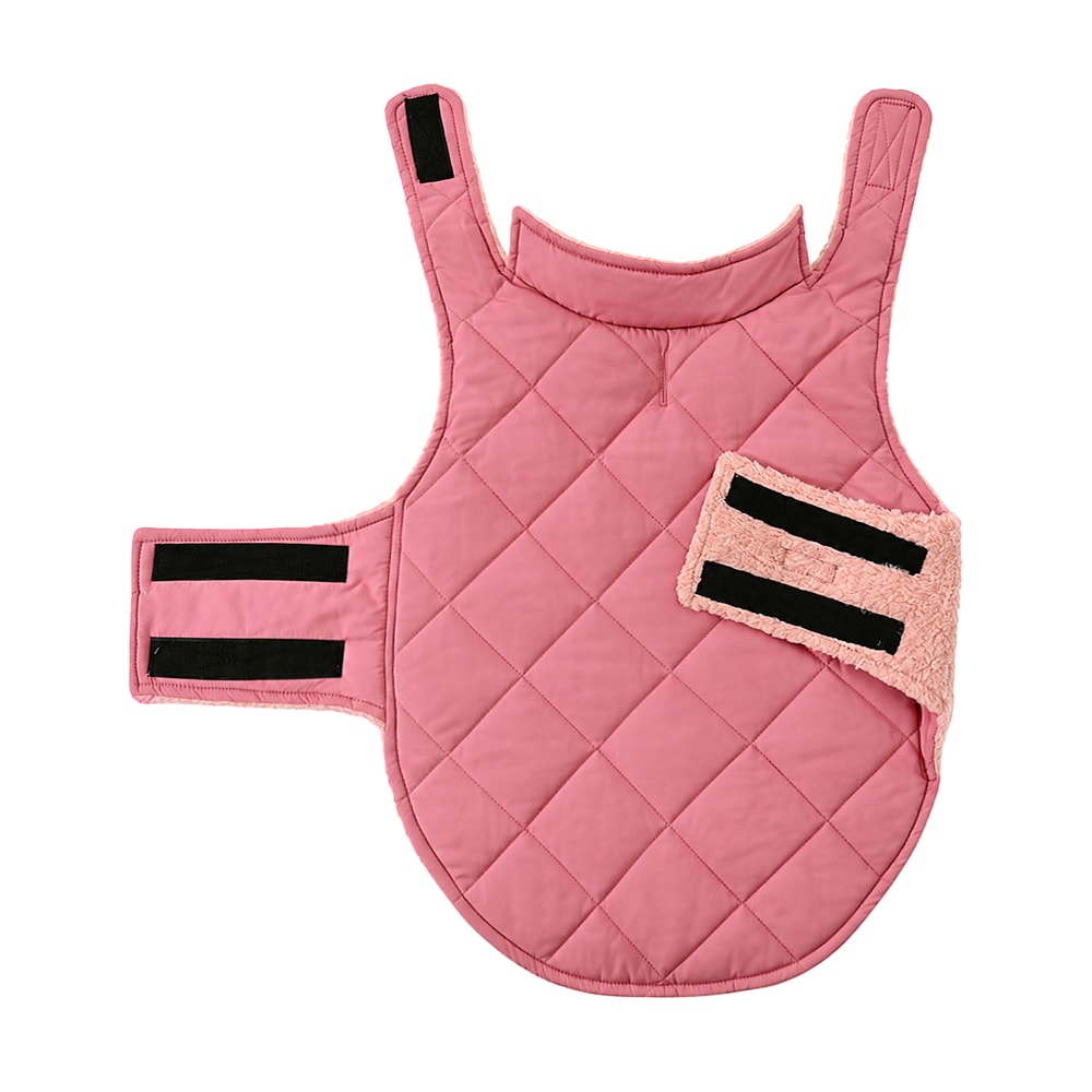 Heart & Herd Quilted Pink Dog Pet Jacket M in the Pet Clothing ...