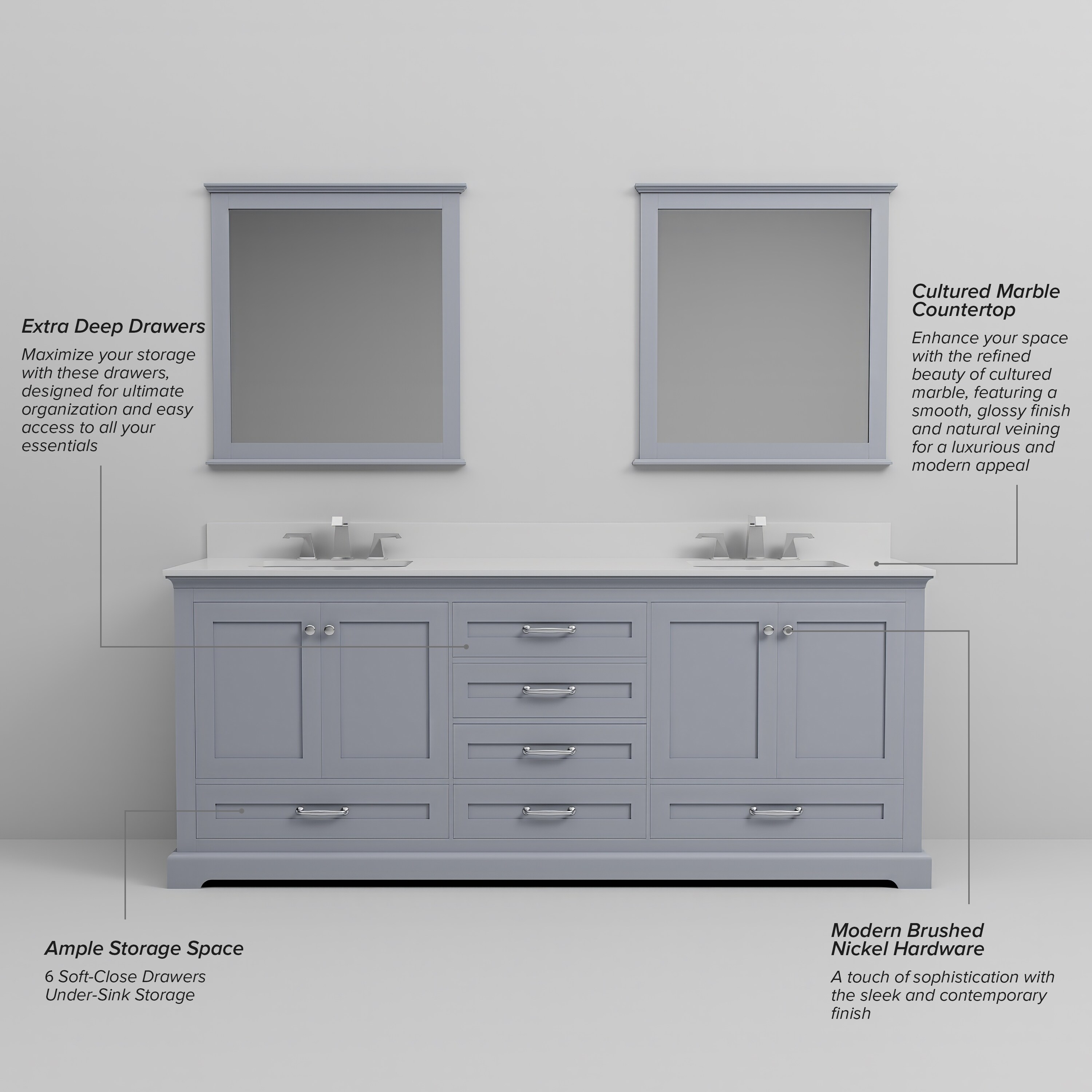 Lexora LVD80DB311 Bath-Vanity-Combo - View #8