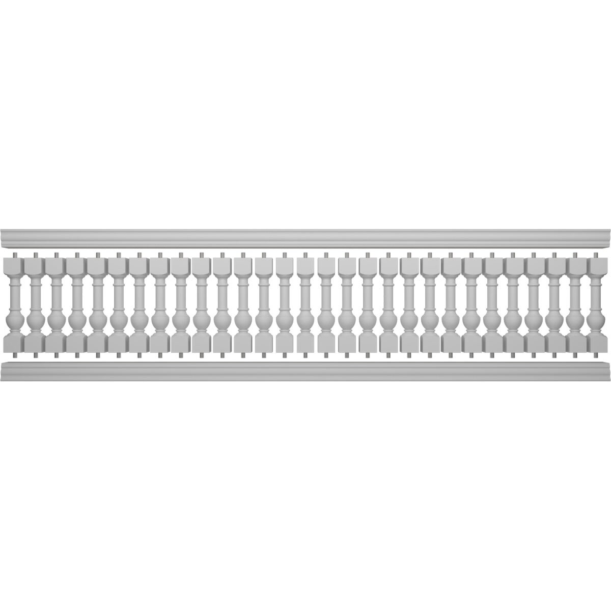 Ekena Millwork BALK42X180YOA railings - View #5