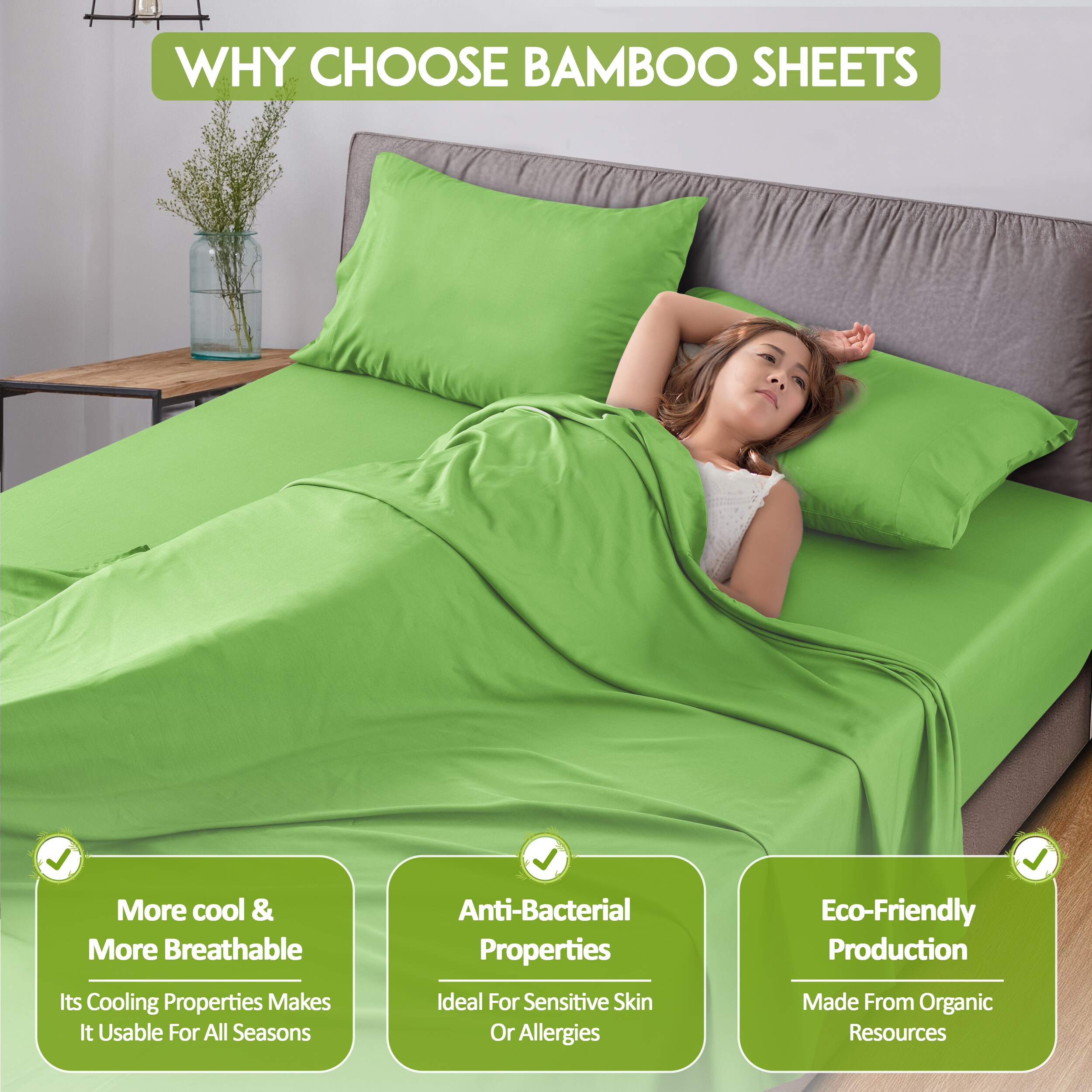 Lux Decor Collection BMB BLD TXL SAGE Sheet-Sets - View #5