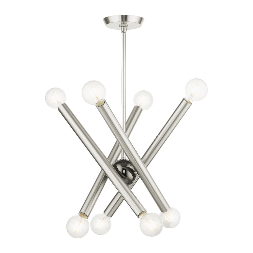 Stafford 8-Light Brushed Nickel Sputnik Chandelier