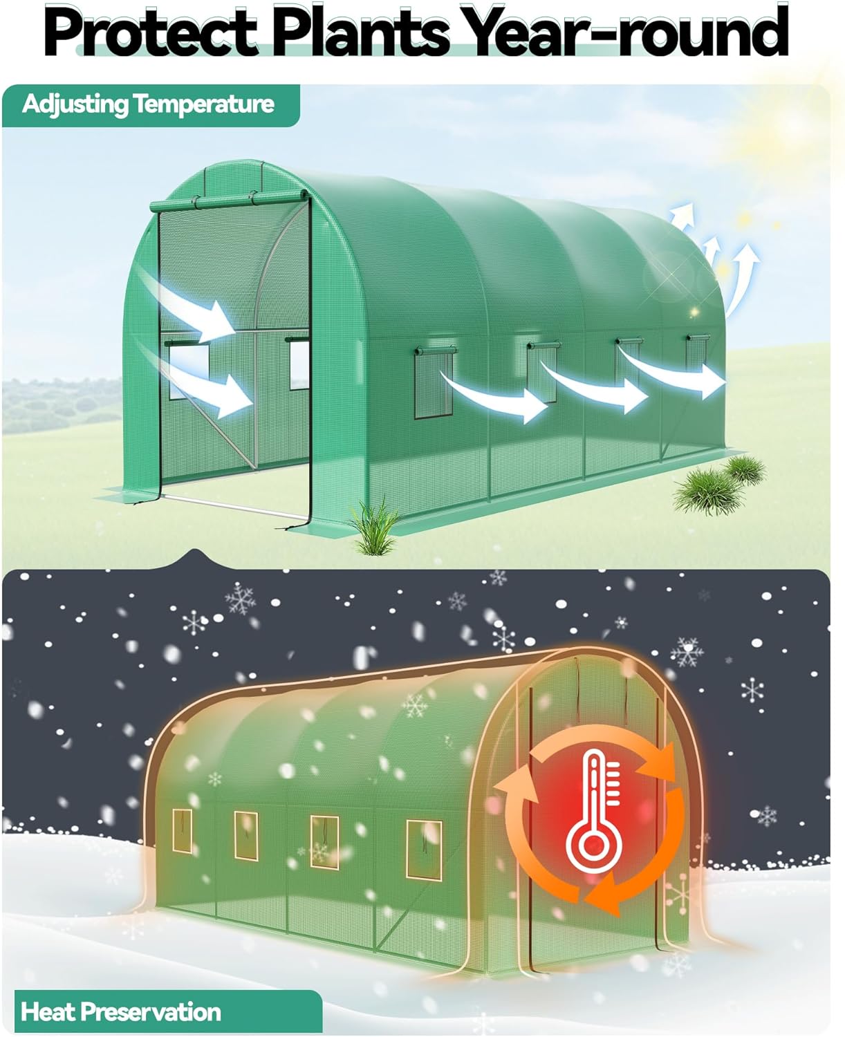 Qeetex LMY-PHO-15GSK8K3 greenhouses - View #3