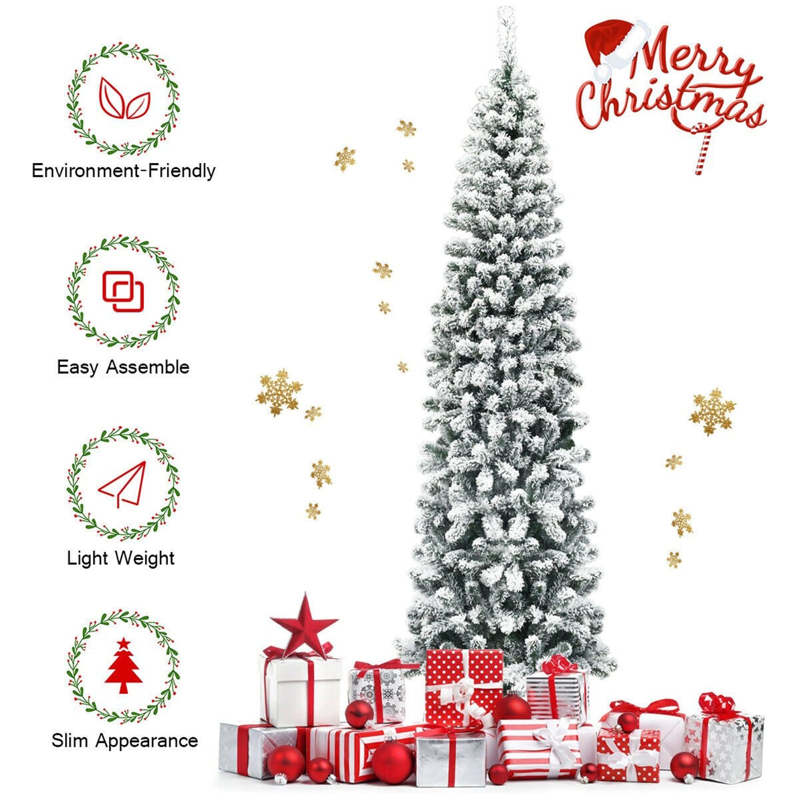 WELLFOR CM-HPY-22873 Artificial-Christmas-Trees - View #4