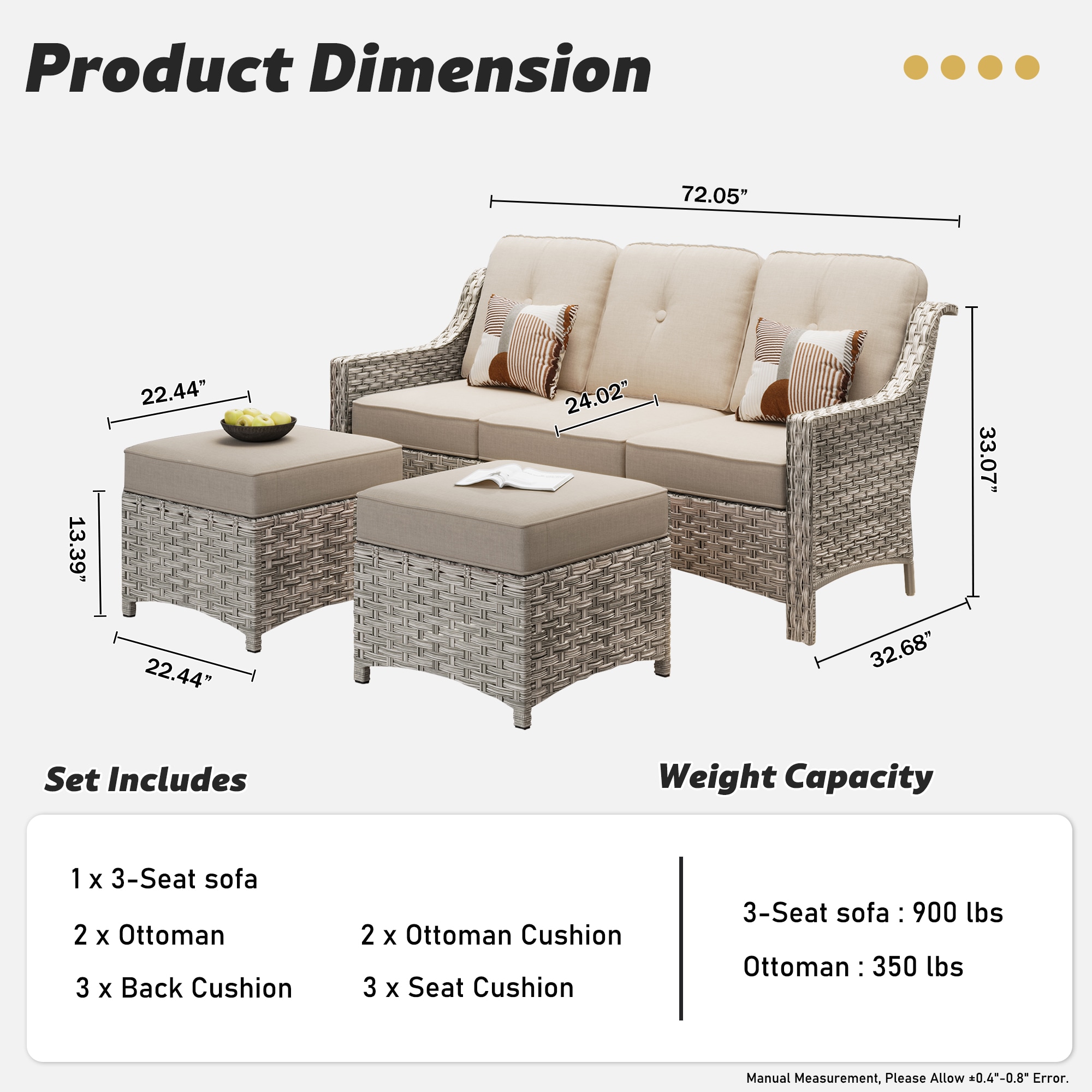 Ovios PD6021O Patio-Conversation-Sets - View #5