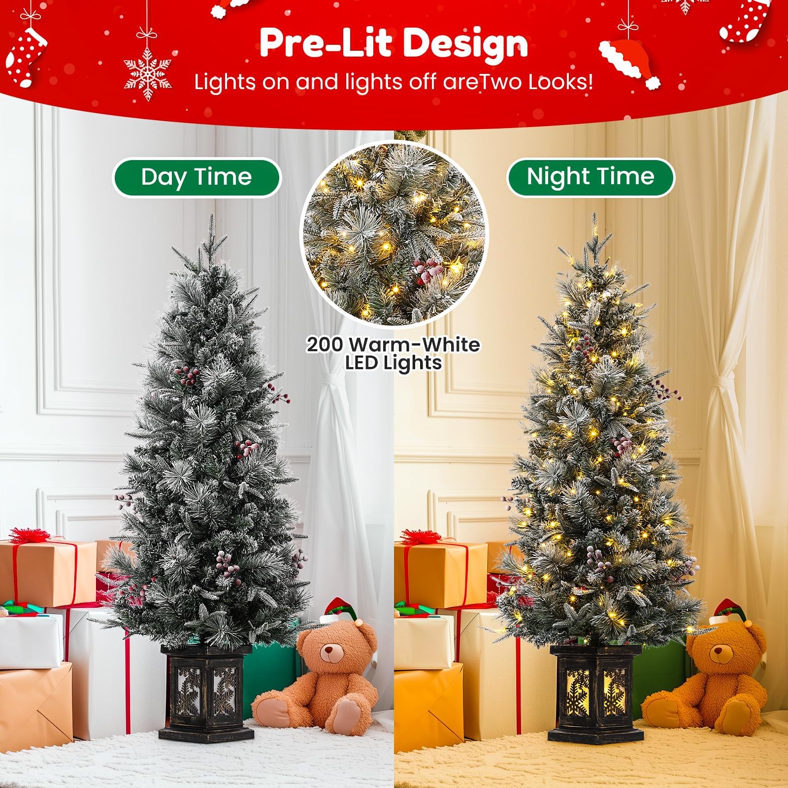 Garvee LHL-PHO-0WIPIBJS Artificial-Christmas-Trees - View #4