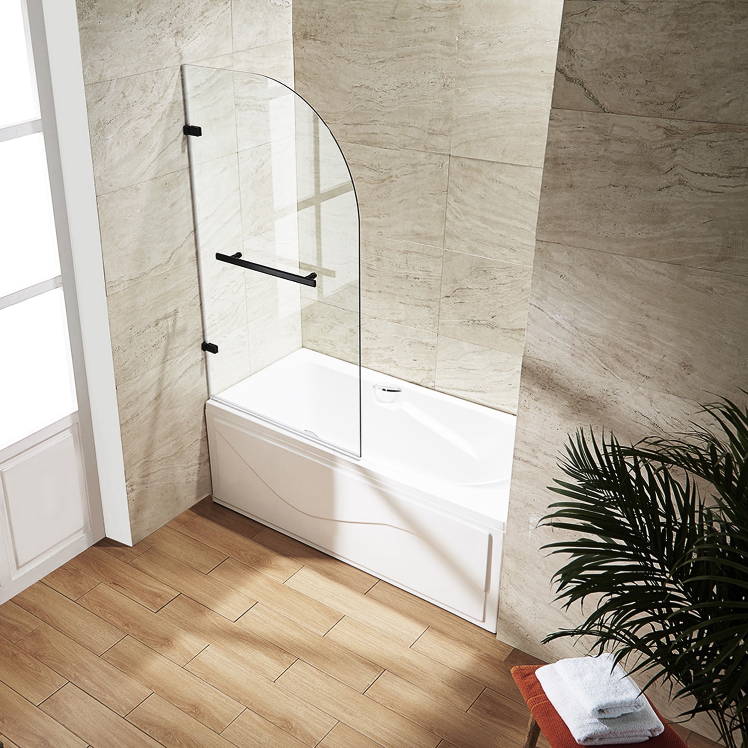 VIGO VG6071ARBCL3458 Bathtub-Doors - View #7