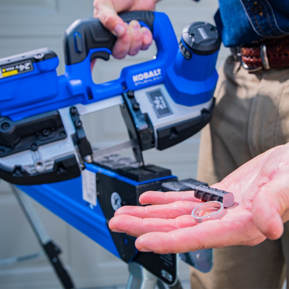 Kobalt cordless outlet band saw