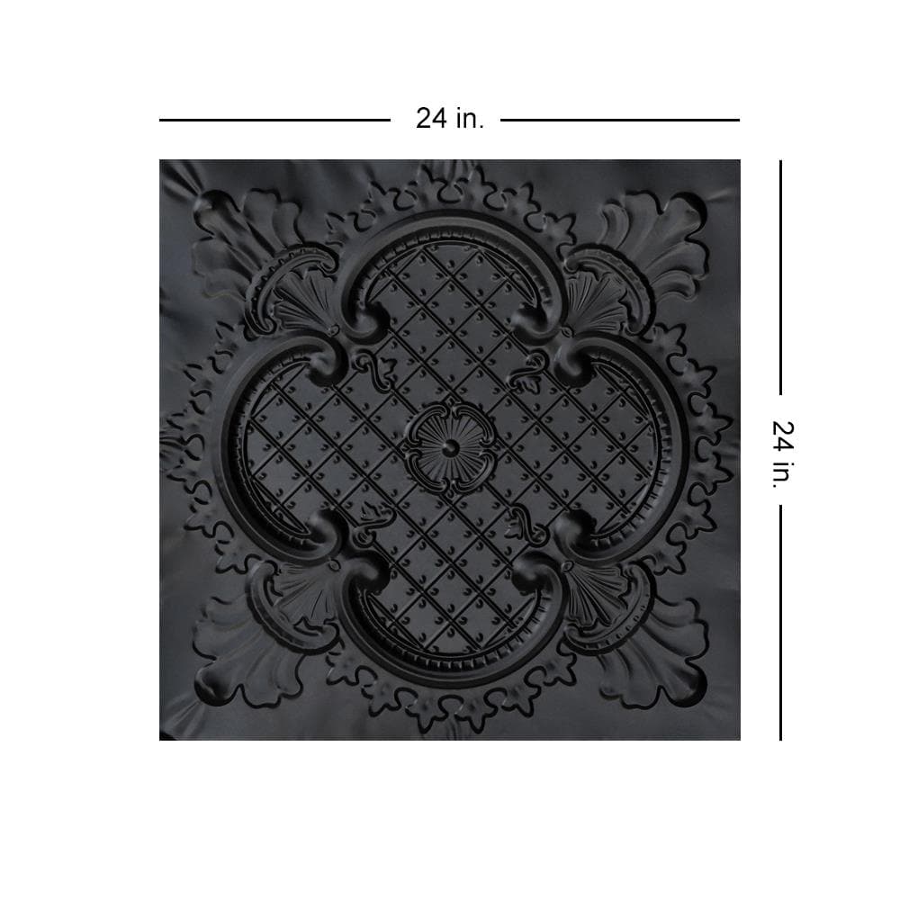 From Plain to Beautiful in Hours SKPC500-BK-24X24-D-6 Ceiling-Tile - View #4