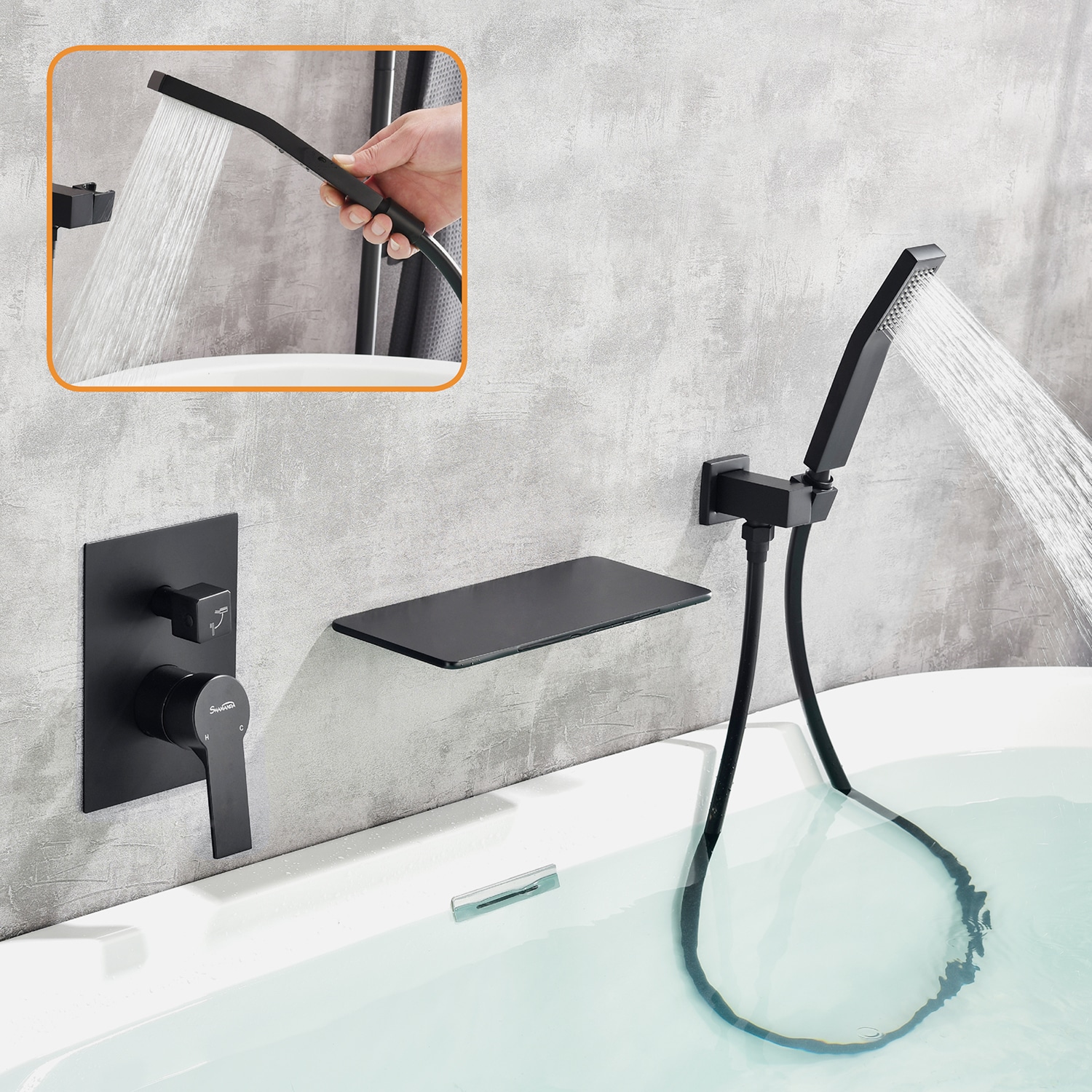 Cobbe LSSSSFJ0300B Roman-Tub-Faucets - View #8