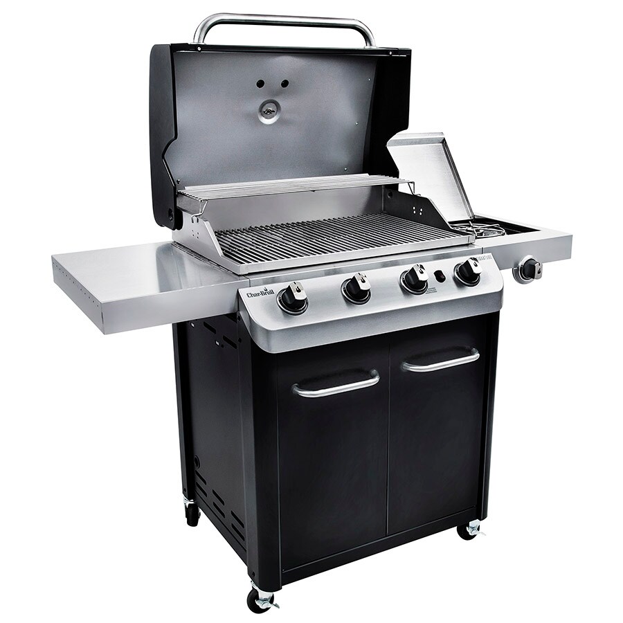 Char Broil Black and Stainless Steel 4 Burner Liquid Propane Gas