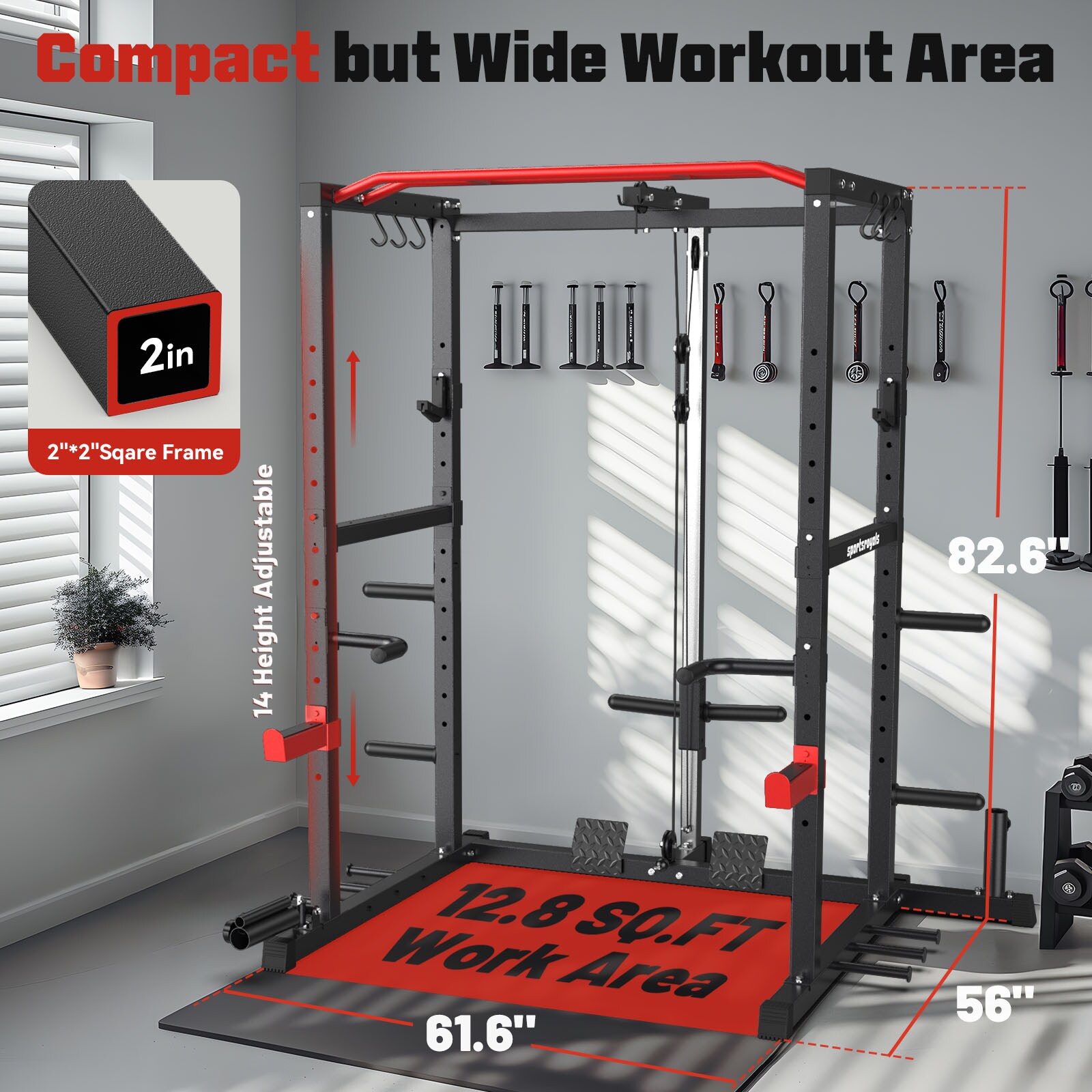 FED Fitness JIANYILONGMENJIAR Lat-Pull-Down-Machines - View #6