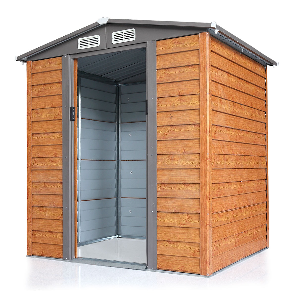 Jaxpety Outdoor Storage Shed 5 X 6 Ft, 6 Ft Garage Door For Shed