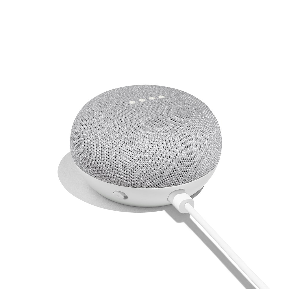 Google Nest Mini (2nd Gen) Smart Speaker with Google Assistant Voice  Control in Chalk in the Smart Speakers & Displays department at