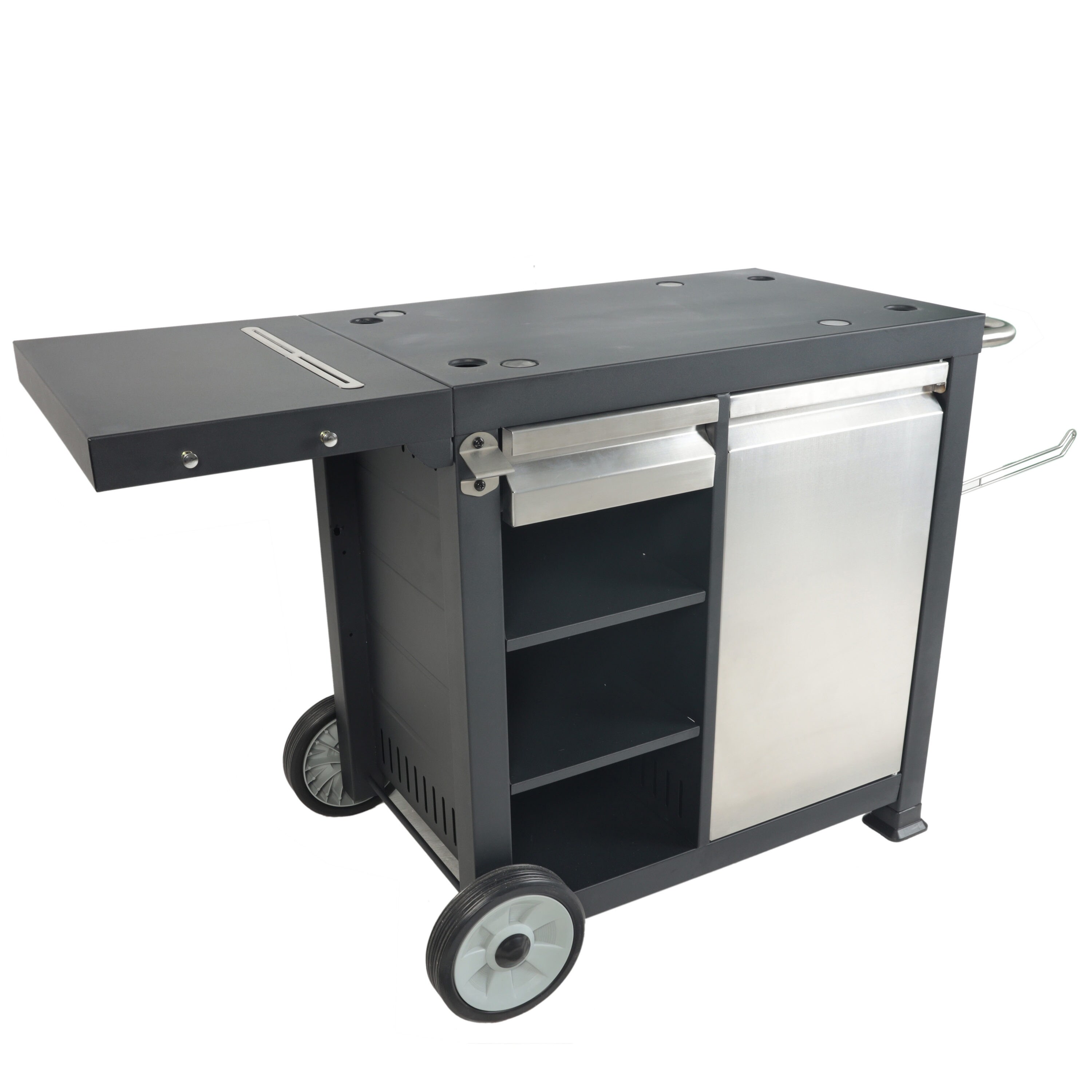 Razor Razor Black Steel Folding Grill Cart in the Grill Carts & Grill  Stands department at