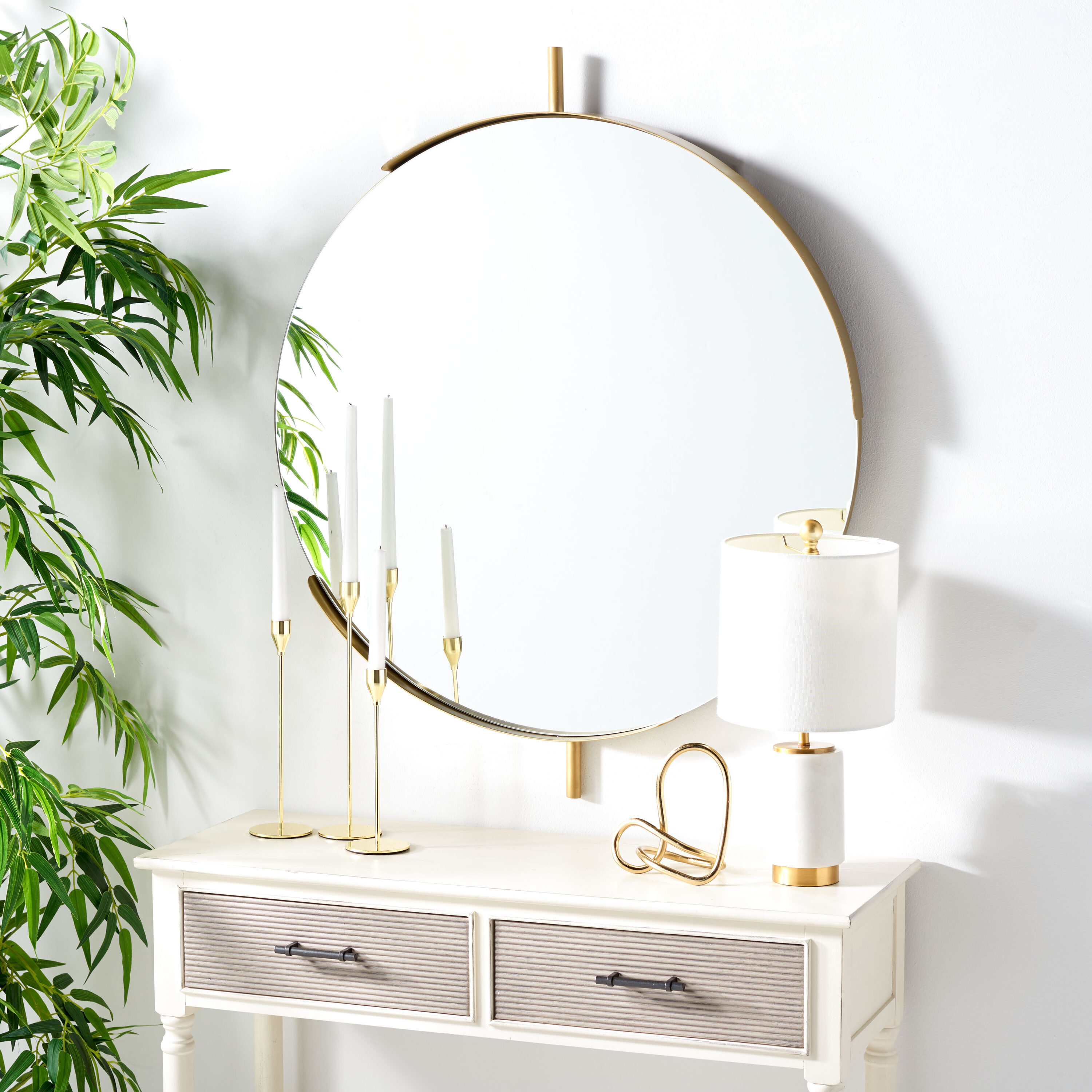 Safavieh - Orford 30in Mirror Brass