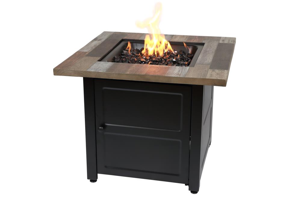 Steel Propane Gas Fire Pit, Dual Fire Pit Gas And Wood