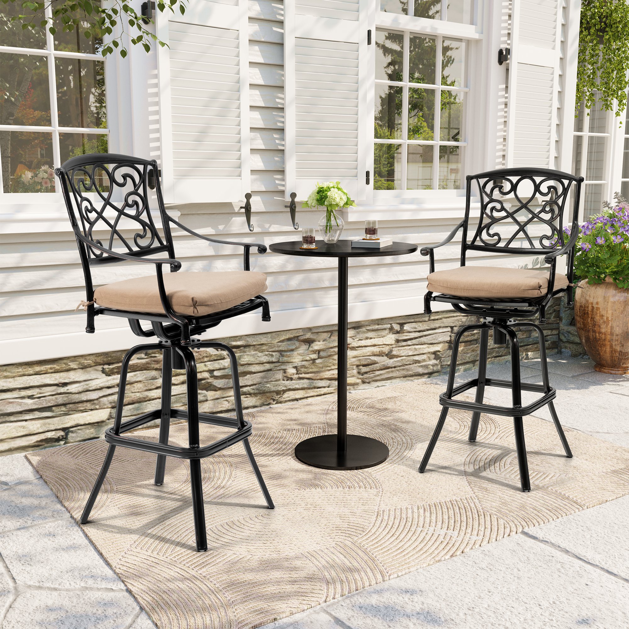 Crestlive Products CL-ST003BEI-2 Patio-Chairs - View #8