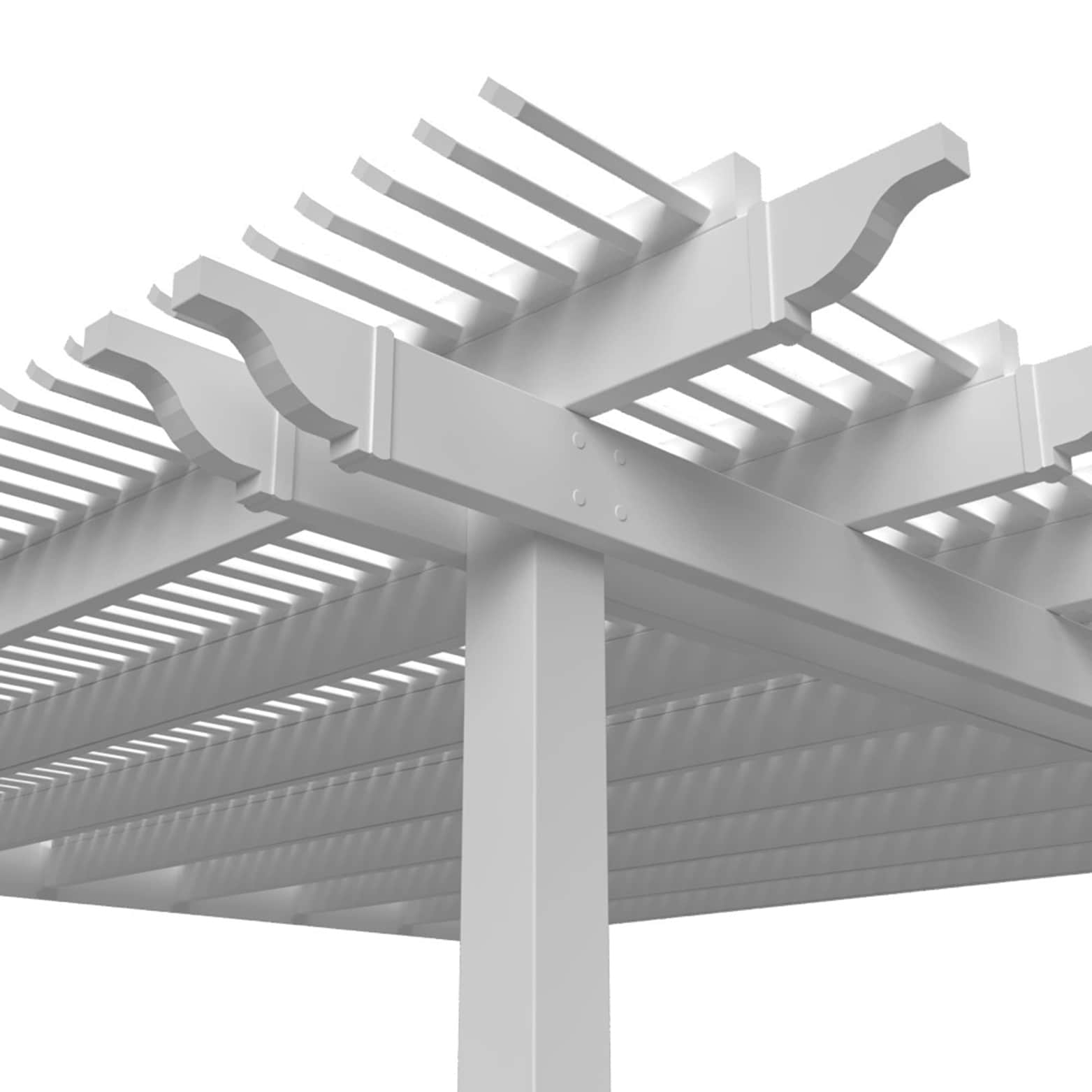 Modern Pergola Kits TRAD16X16A5INCH2023 Pergolas-2 - View #3
