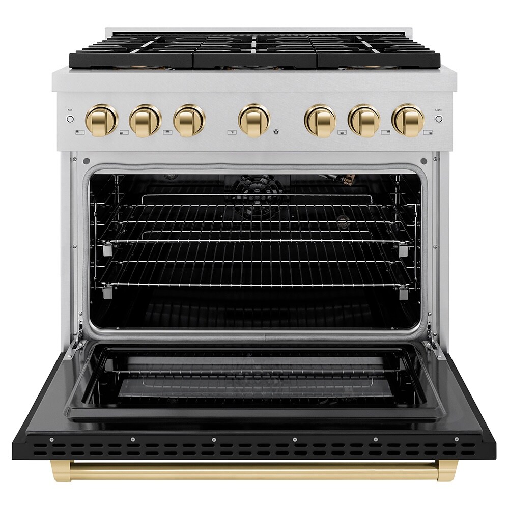 ZLINE KITCHEN & BATH PSGRSZ-BLM36-G Freestanding-Gas-Ranges - View #2