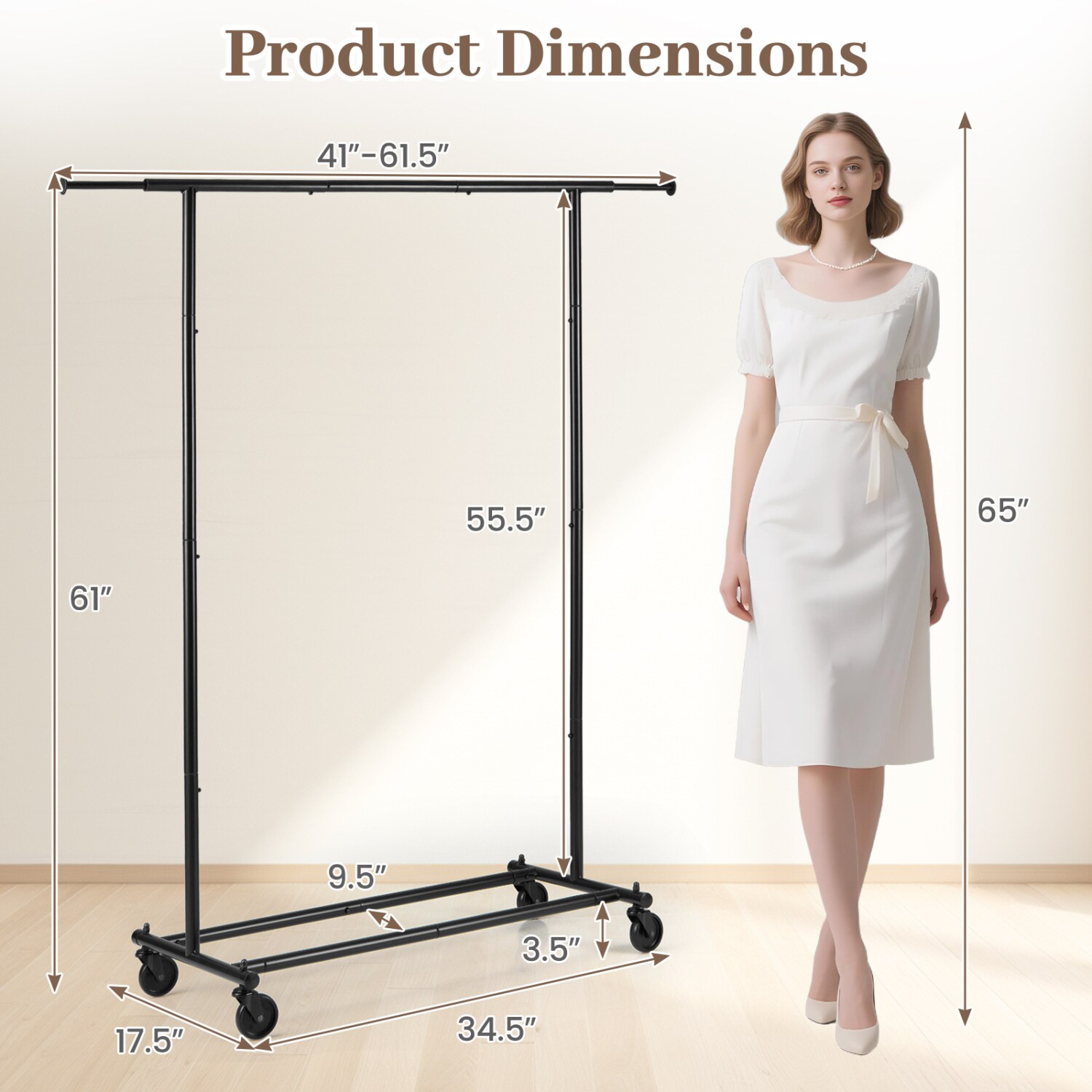 Slickblue D-CO-26401ZJ Garment-Racks - View #6