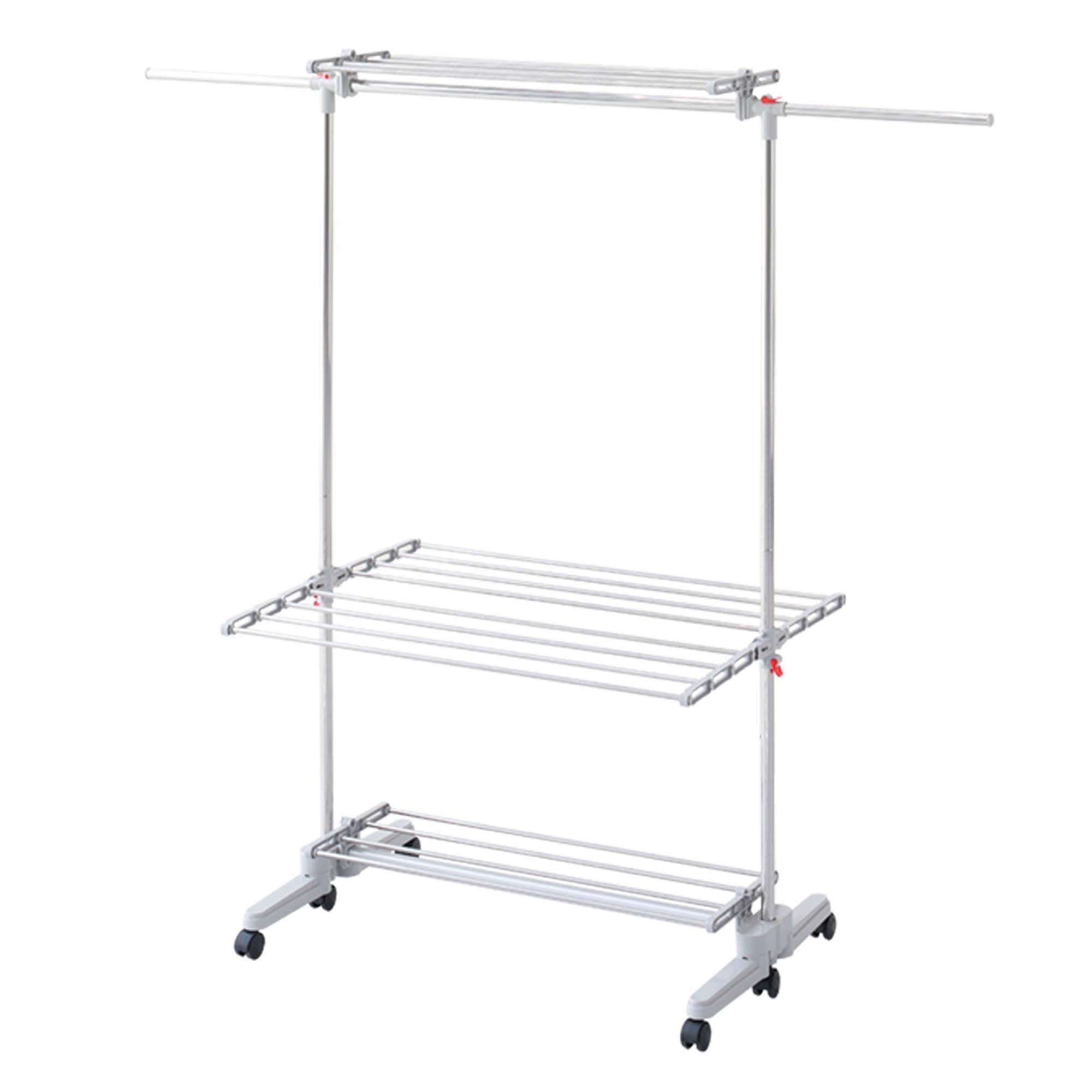 Buy ALAKH Cloth Drying Stand Rust-Free Stainless Steel & ABS 3