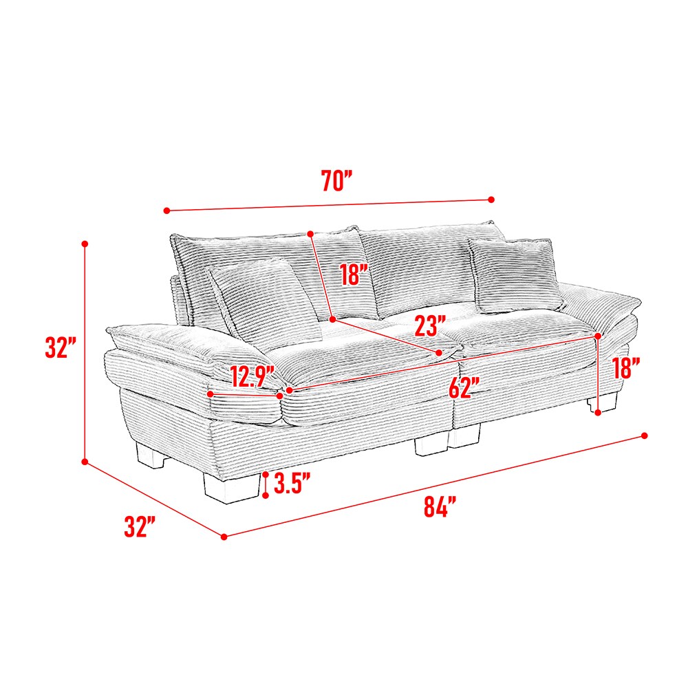 EXTRAUP YHLW676P184142 Sofas-Loveseats - View #3