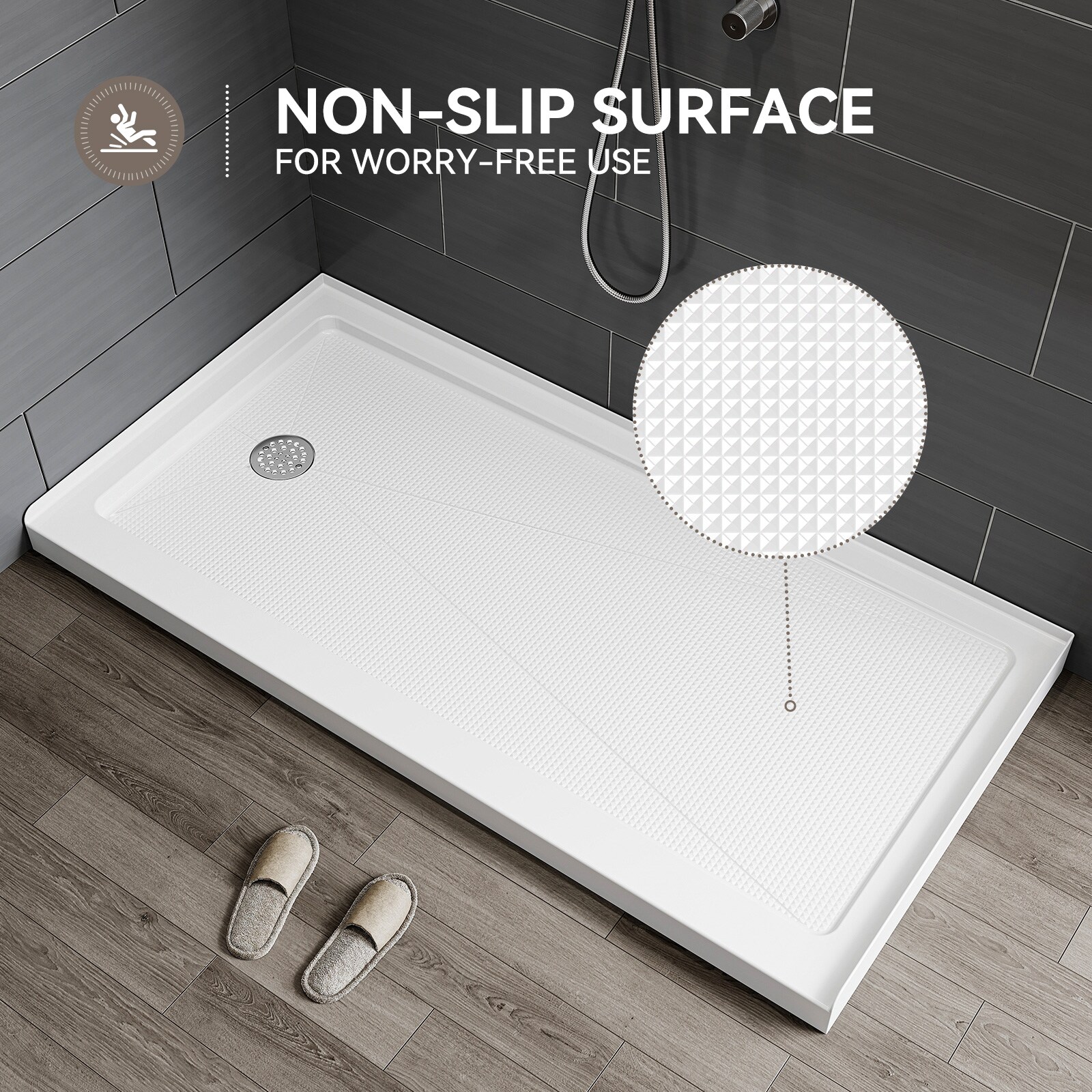 HOROW SP6030-CH-L Shower-Floors - View #10
