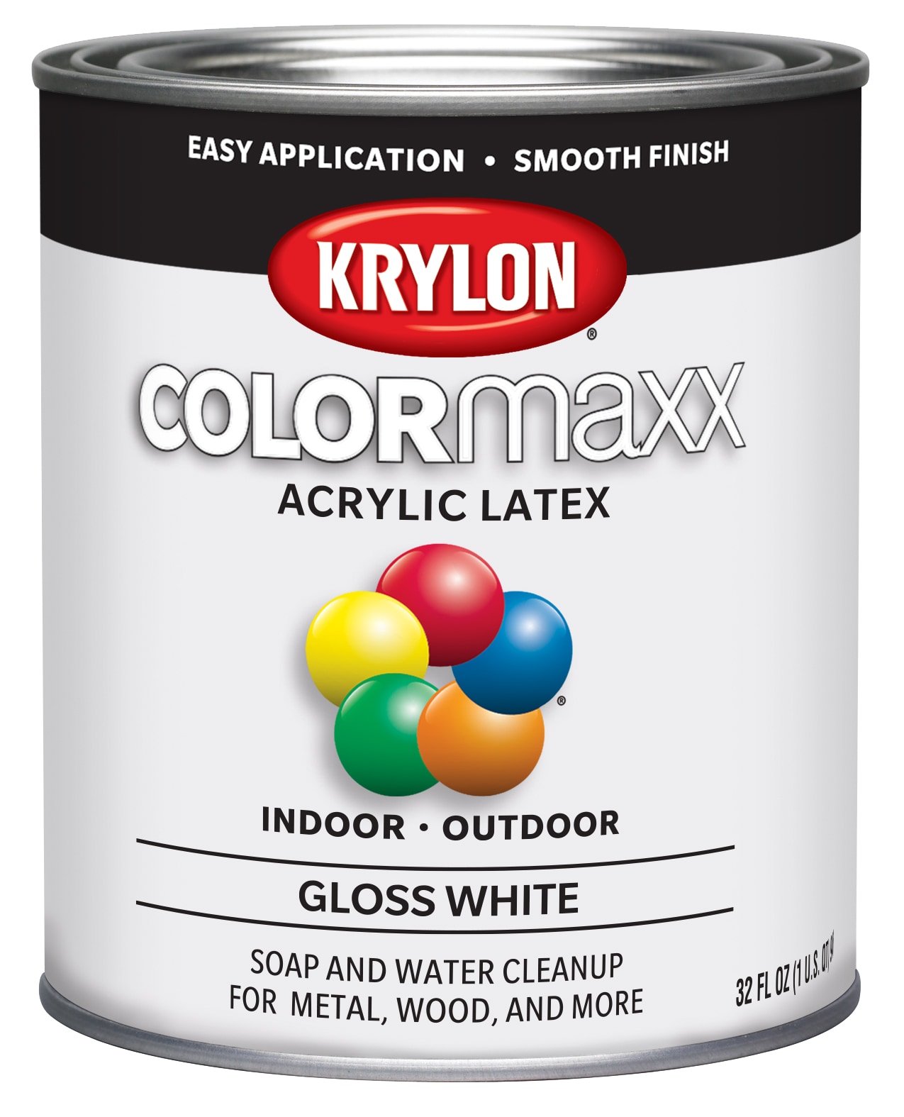 Krylon® COLORmaxx™ Paint + Primer Satin White - 12 oz. at Menards®