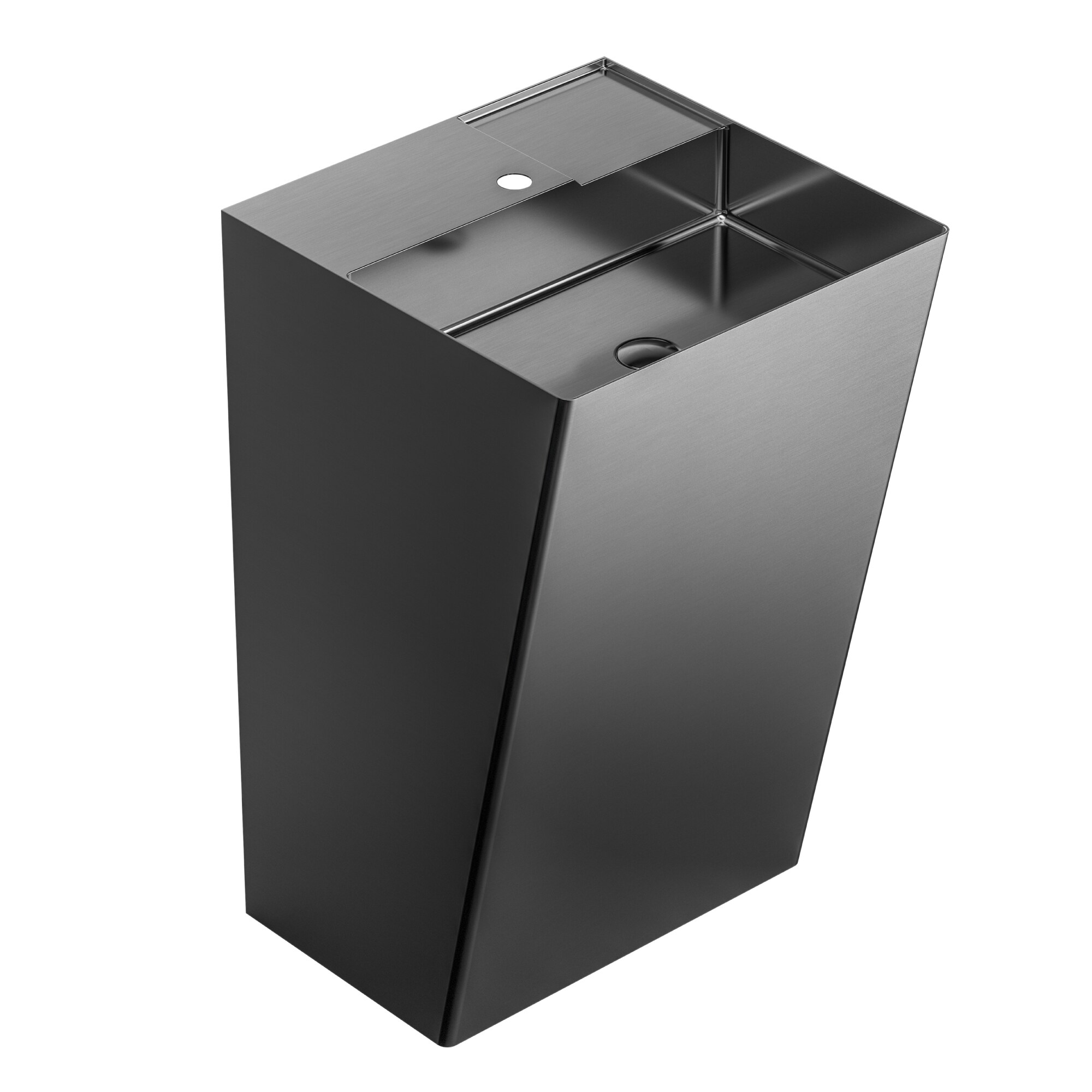 Karran CCP500GG Complete-Pedestal-Lavatories - View #2