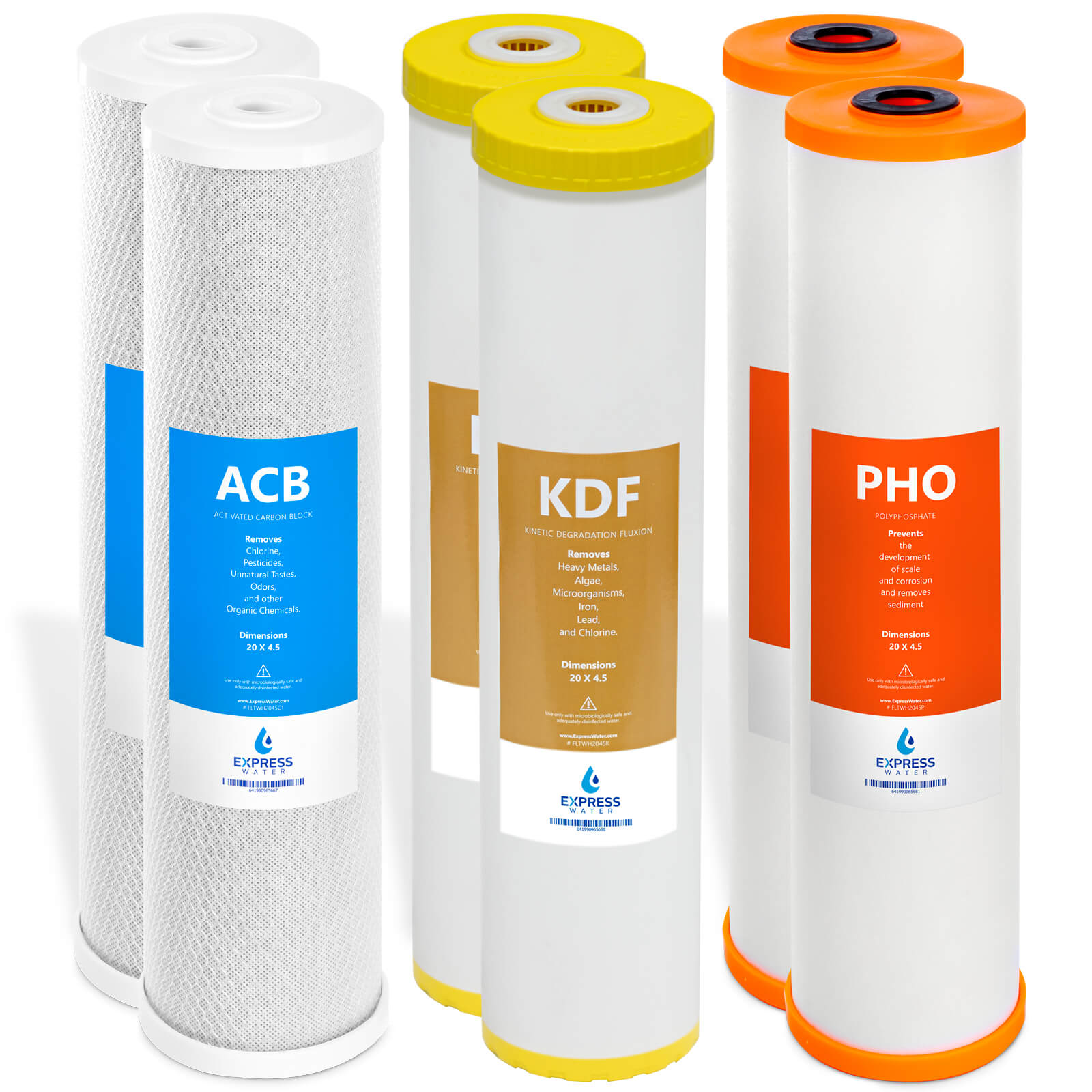 Ultimate Protection Whole House Water Filter Set, 6-Pack