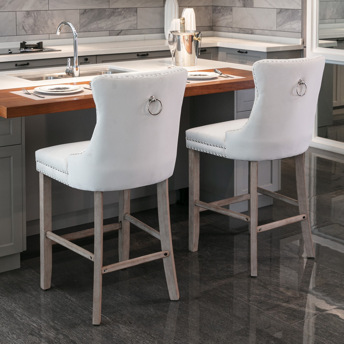 Hrinhom HC-W8001-BEIGE stools - View #3