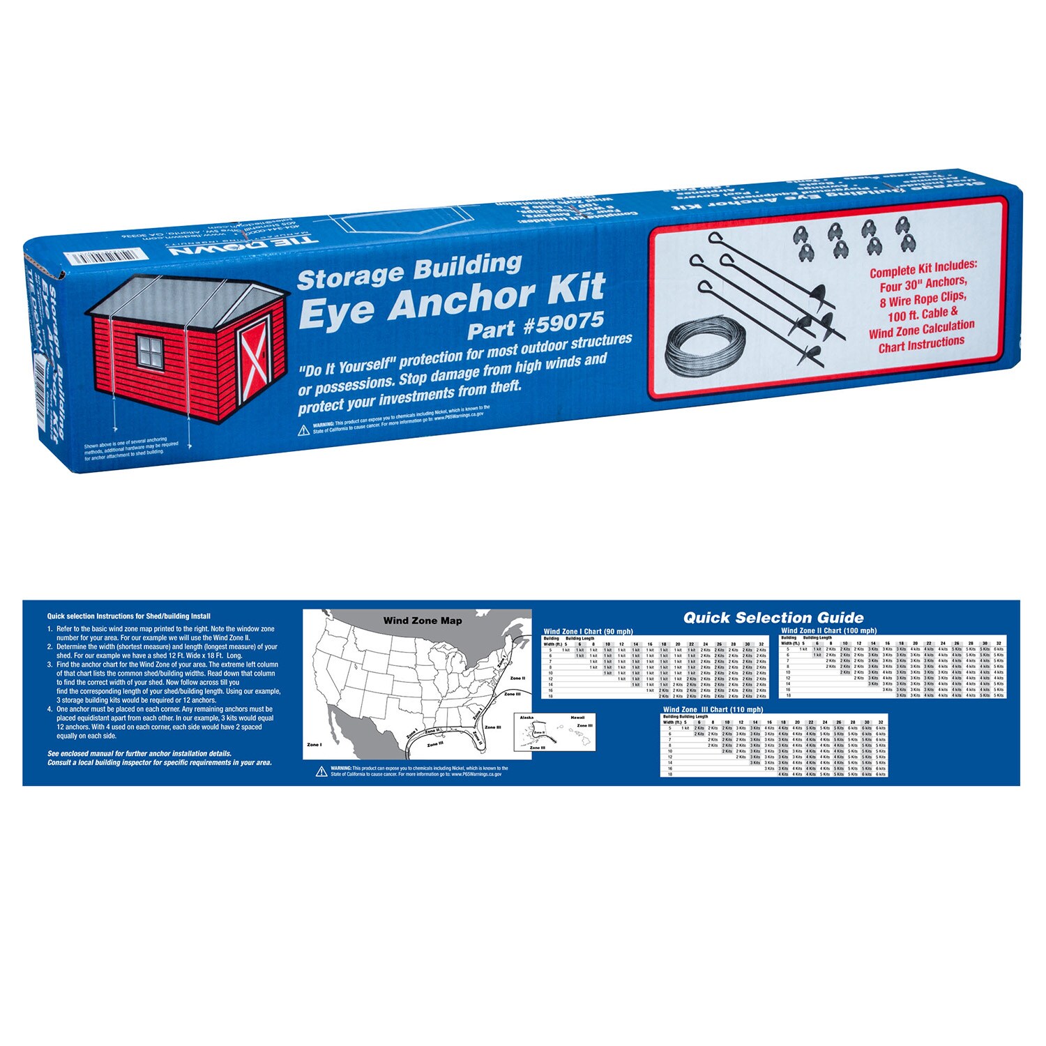 Tie Down 59075 Storage-Building-Accessories - View #4