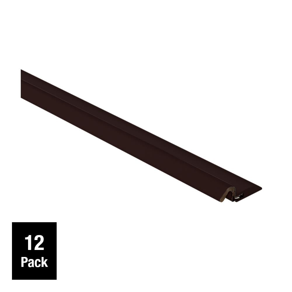 Simply Conserve DS060W-B 7-ft x 2-in x 1-1/4-in Brown PVC /Foam Door Weatherstrip (12-Pack)