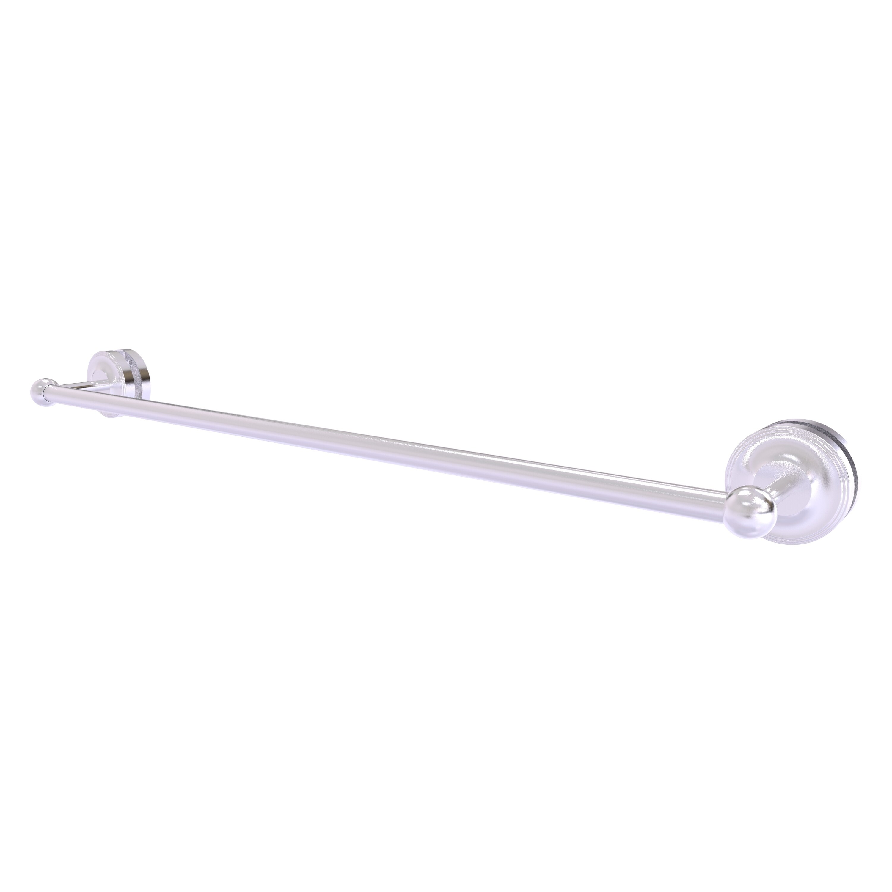 Allied Brass PR-41-SM-30-SCH Prestige Regal 30-in Satin Chrome Wall mount Single Towel Bar