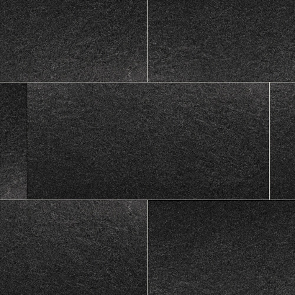 Midnight Sea 24-in x 48-in Matte Porcelain Stone Look Floor and Wall Tile (15.5-sq. ft/ Piece) | - Elida Ceramica LWSSNMS2448