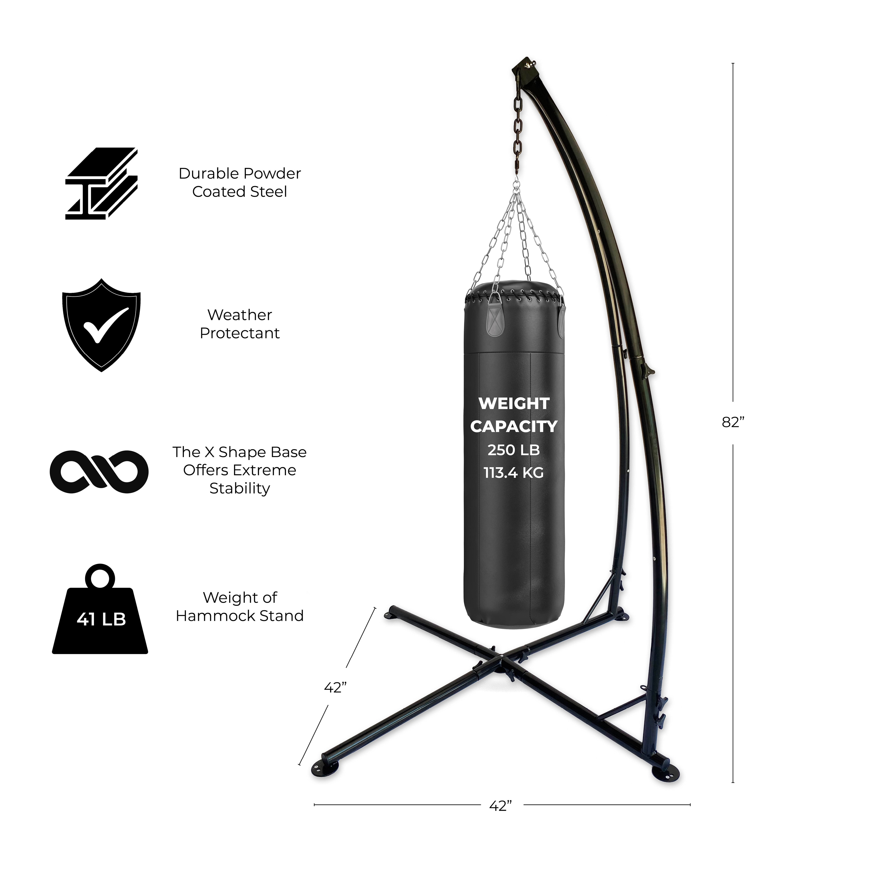 Backyard Expressions 905433-NM Hammock-Stands - View #4