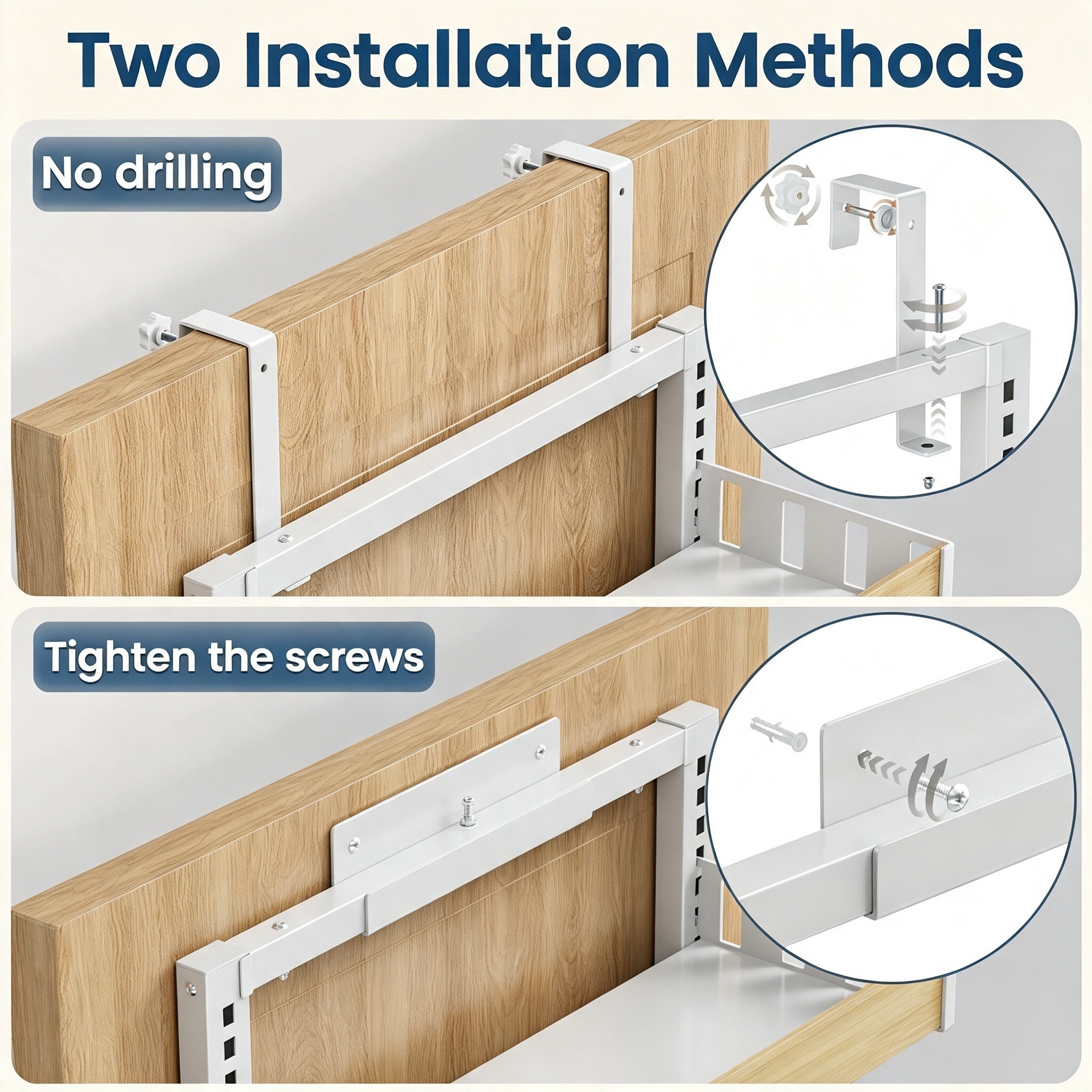MOEPISY 8 Tier Over The Door Pantry Organizer 2 in 1 Wall Mount Hanging ...