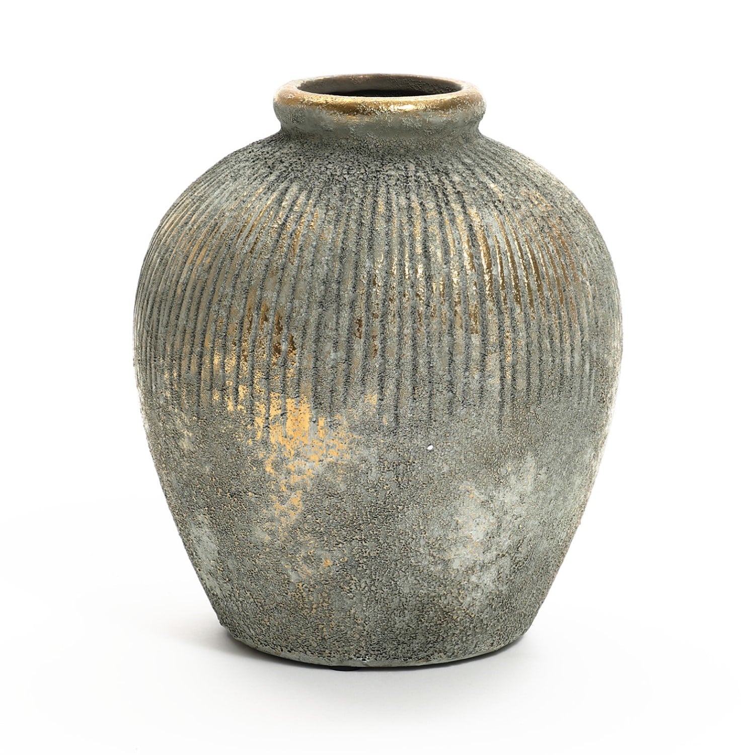 LuxenHome WHD2206-S Multiple colors/finishes Clay Modern Vase