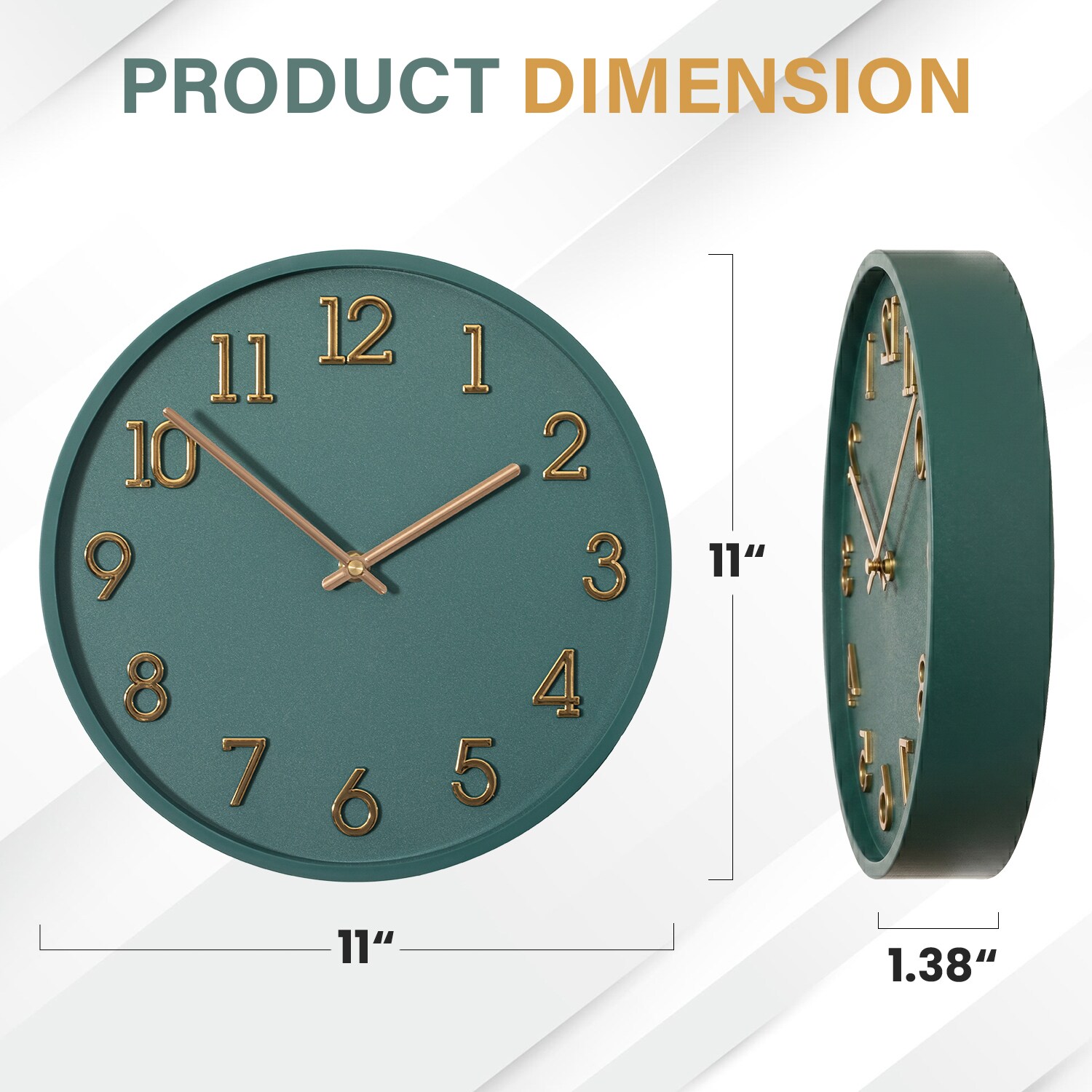 Clockswise QI004970.BL Indoor-Outdoor-Clocks - View #3