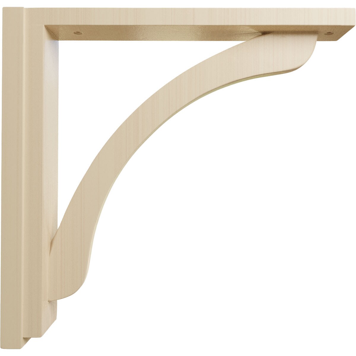 Reece 14.25" Hand-Carved Rubberwood Decorative Bracket