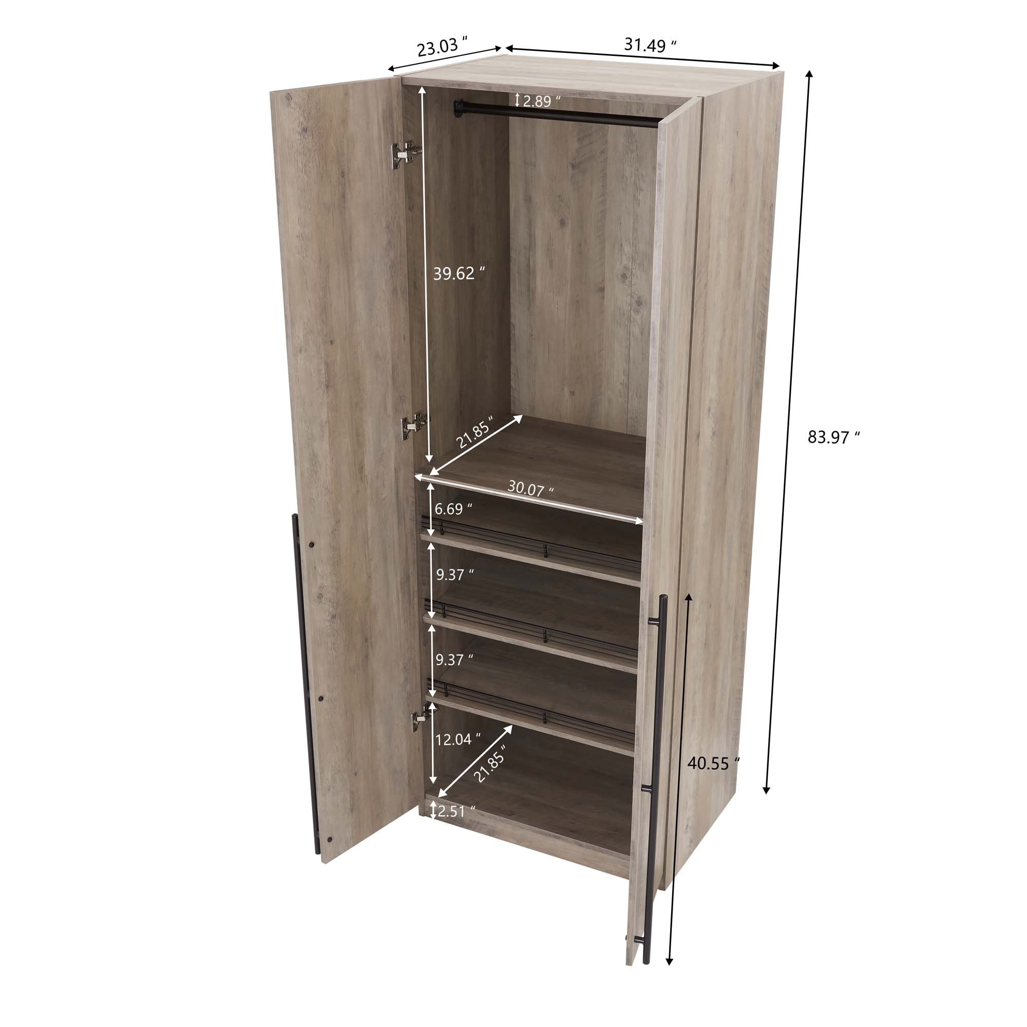 Manhattan Comfort WC003-GY armoires - View #3