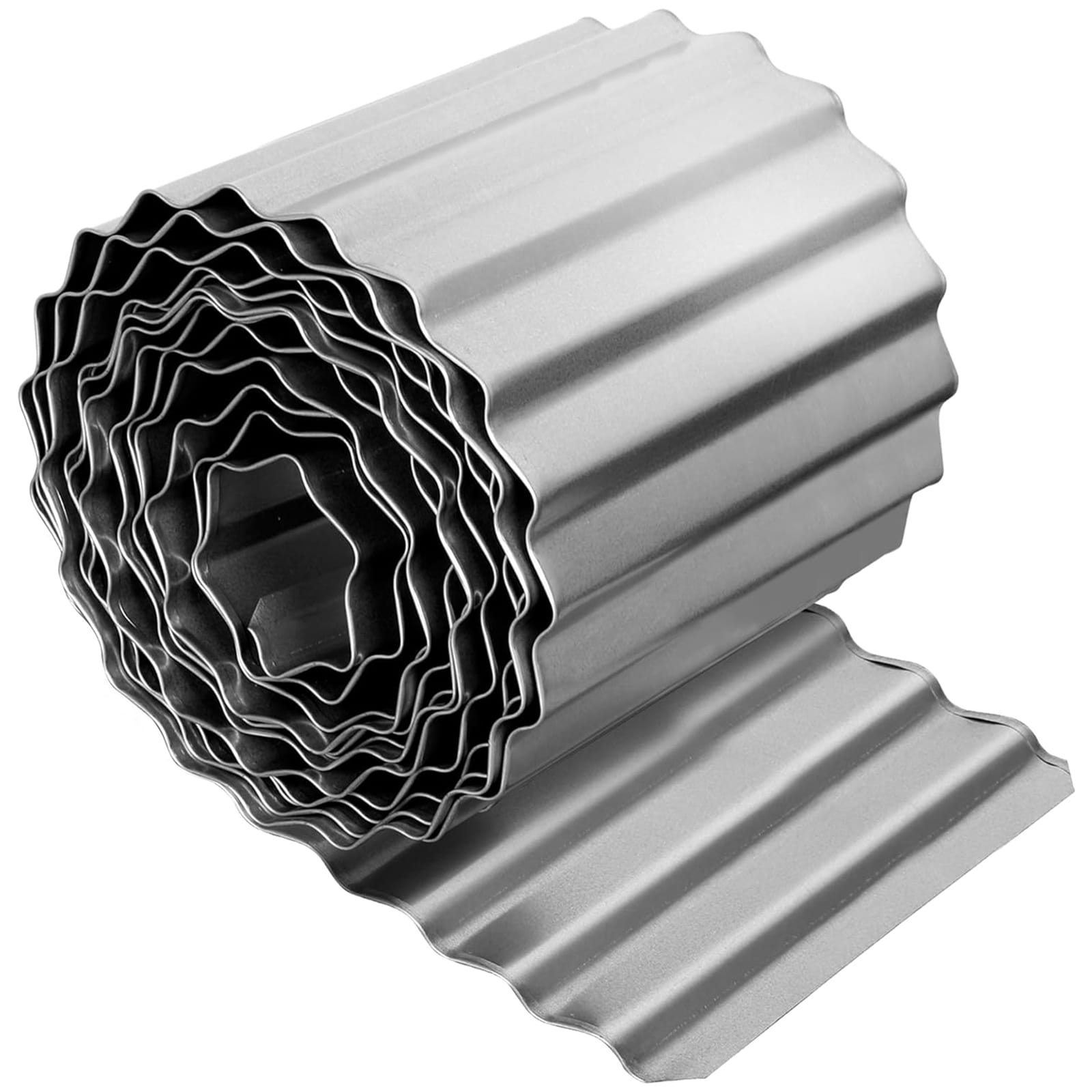Garvee Corrugated Metal Garden Edging Metal Garden Edging Border Landscape Paver Edge for DIY Flower Bed Lawn Garden Fence Driveway Walkway Raised Beds Yard