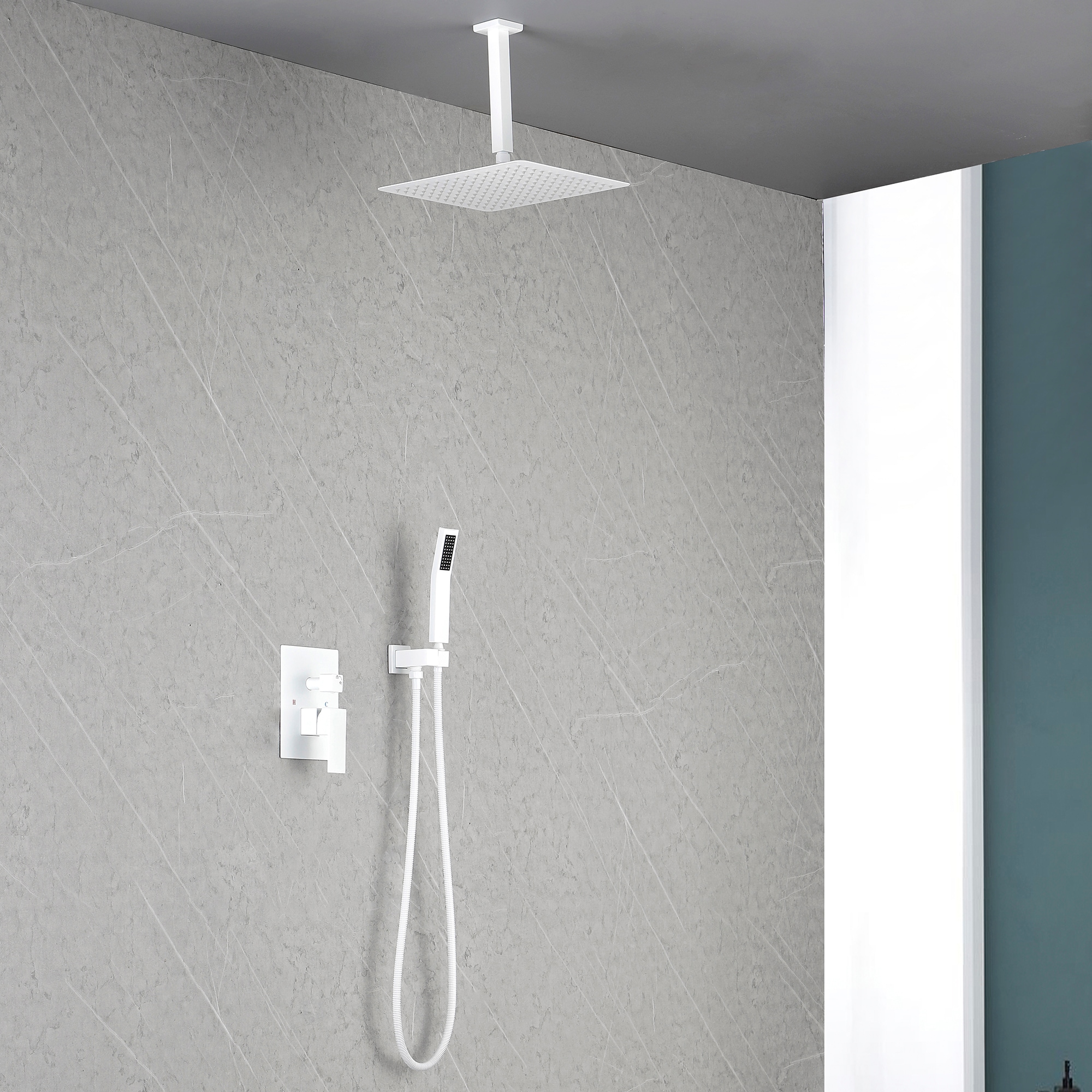 Mondawe MO2752DT-WHC Showerhead-Bar-Panels - View #4