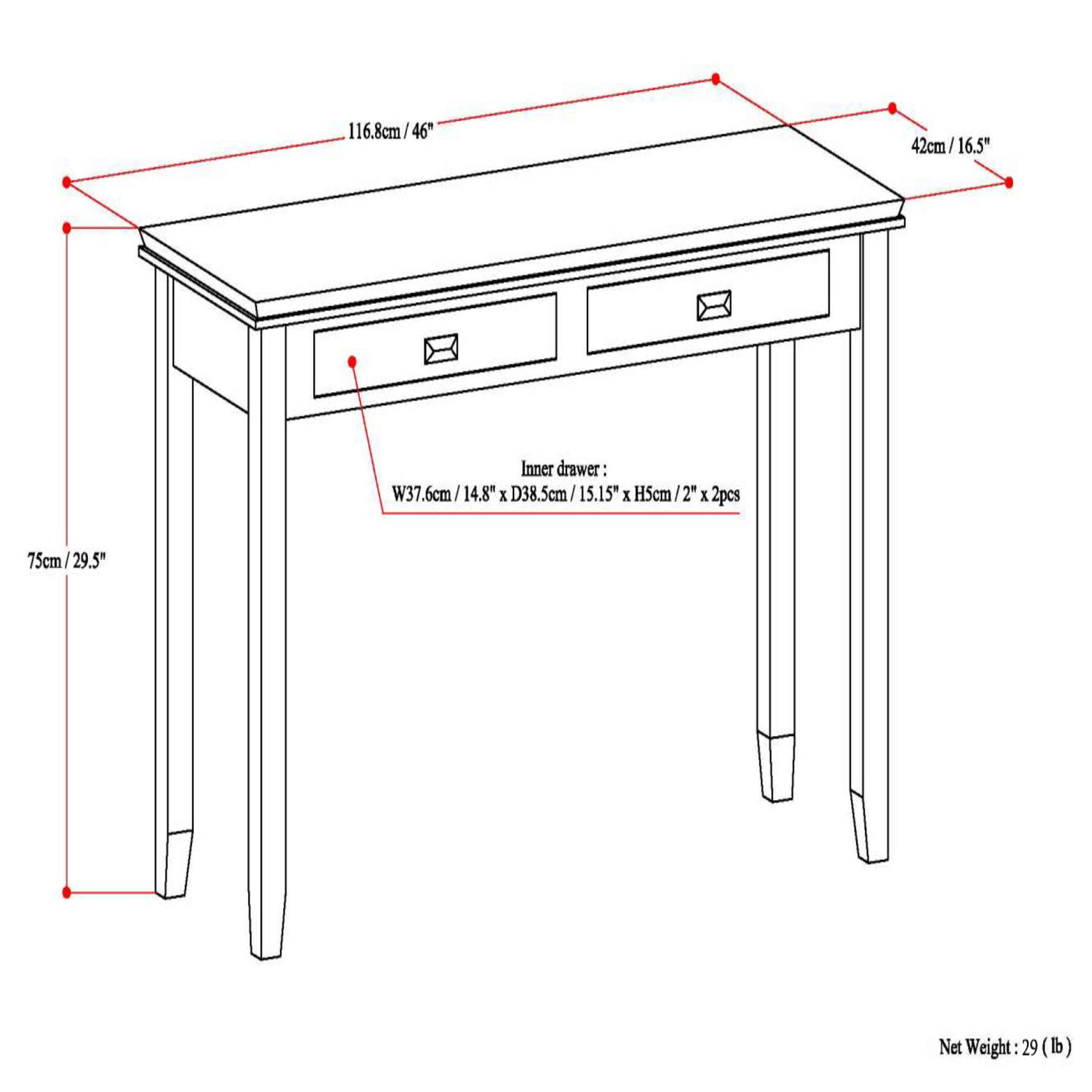Simpli Home AXCRART06-RUS Console-Sofa-Tables - View #10
