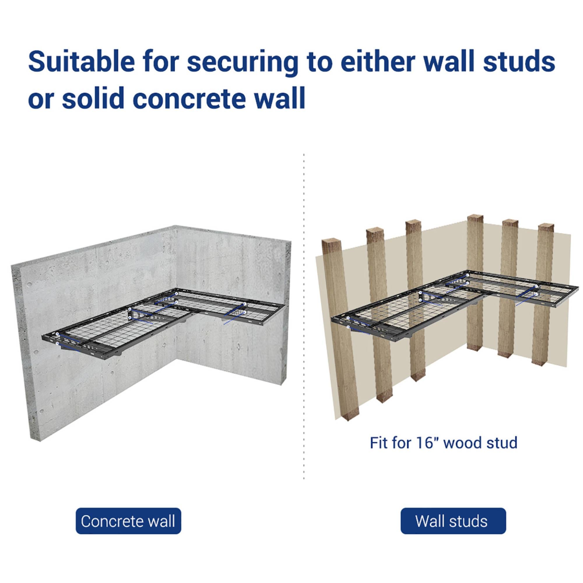 Fleximounts WRC24B-E Wall-Mounted-Shelving - View #3