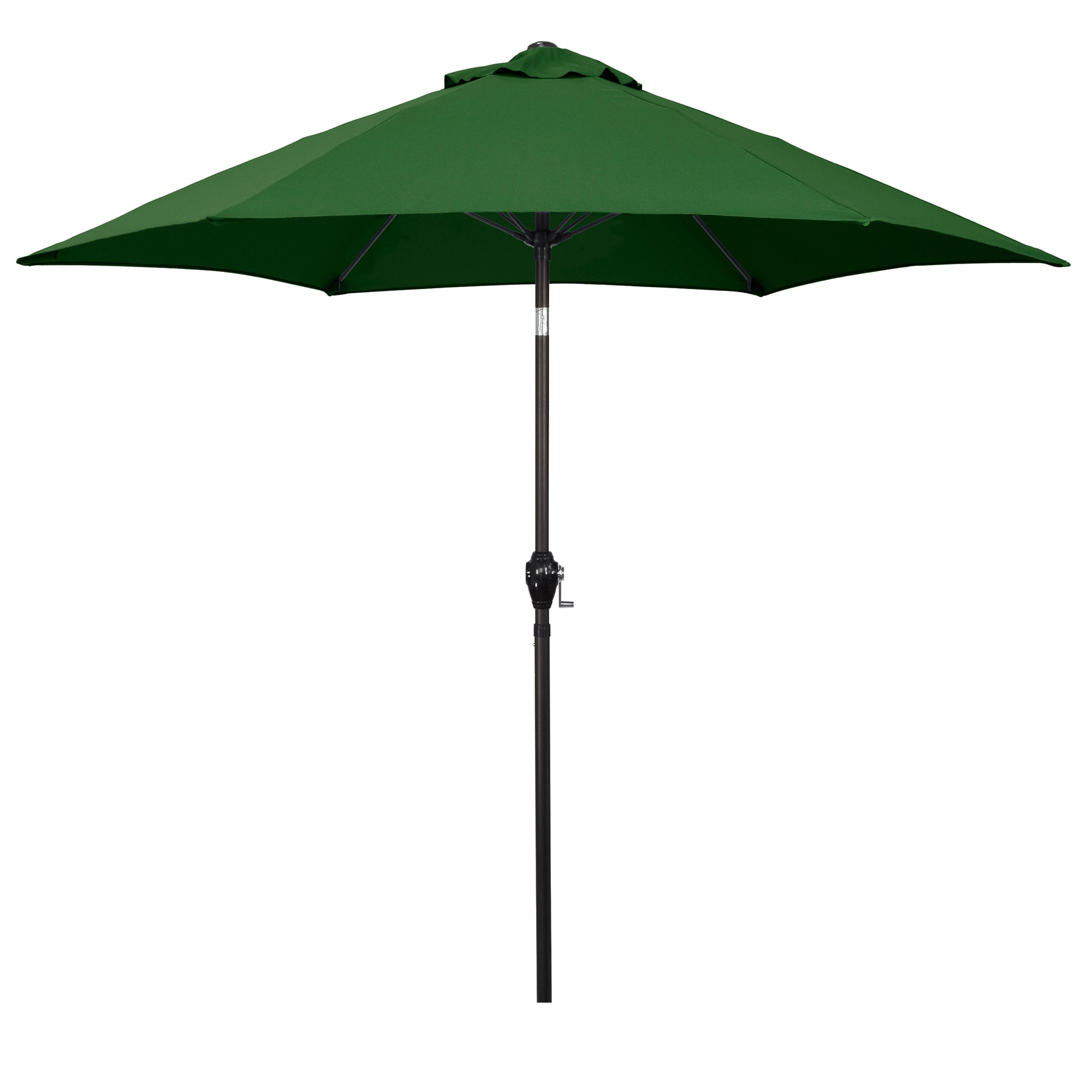 Astella ALUS906117-P09 9-ft Aluminum Green Push-button Tilt Market Patio Umbrella