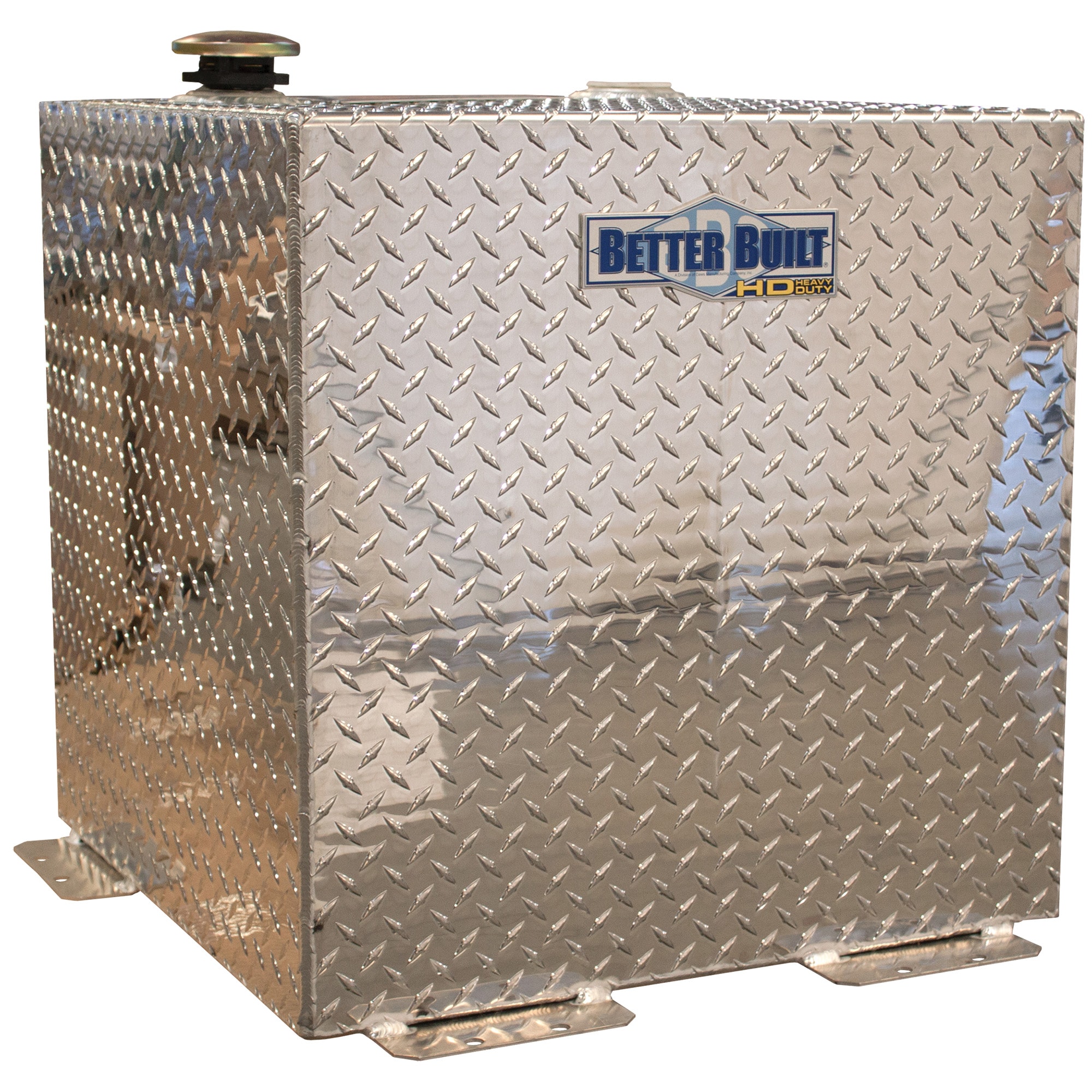 Better Built 50-Gallons Silver Square Aluminum Truck Transfer Tank in the  Truck Transfer Tanks department at