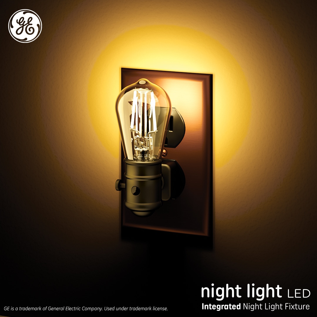 GE Vintage Nightlight Vintage S14 Nightlight LED Auto O ff Night Light in  the Night Lights department at